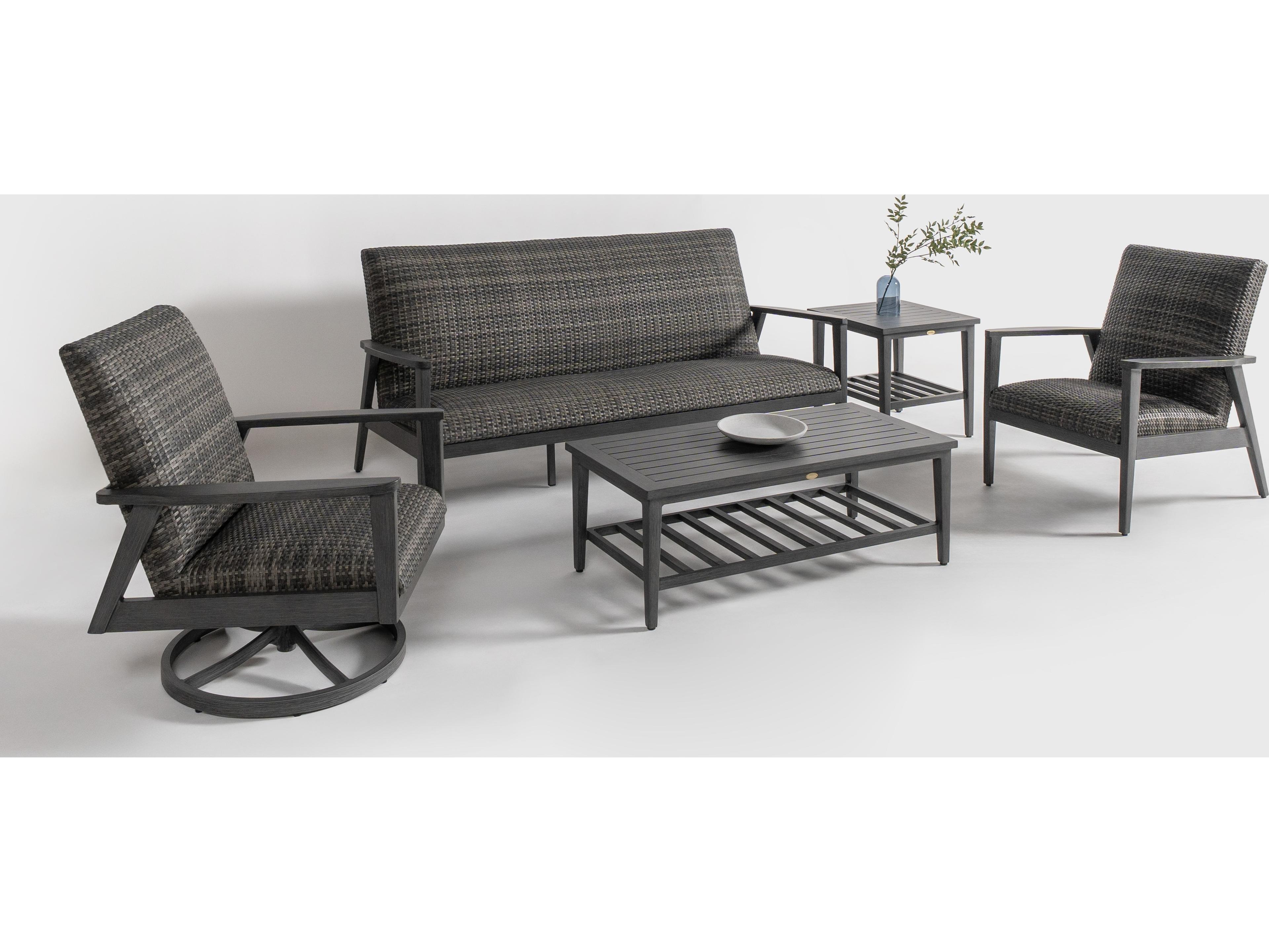 Ratana Cabo San Lucas Aluminum Wicker Lounge Chair