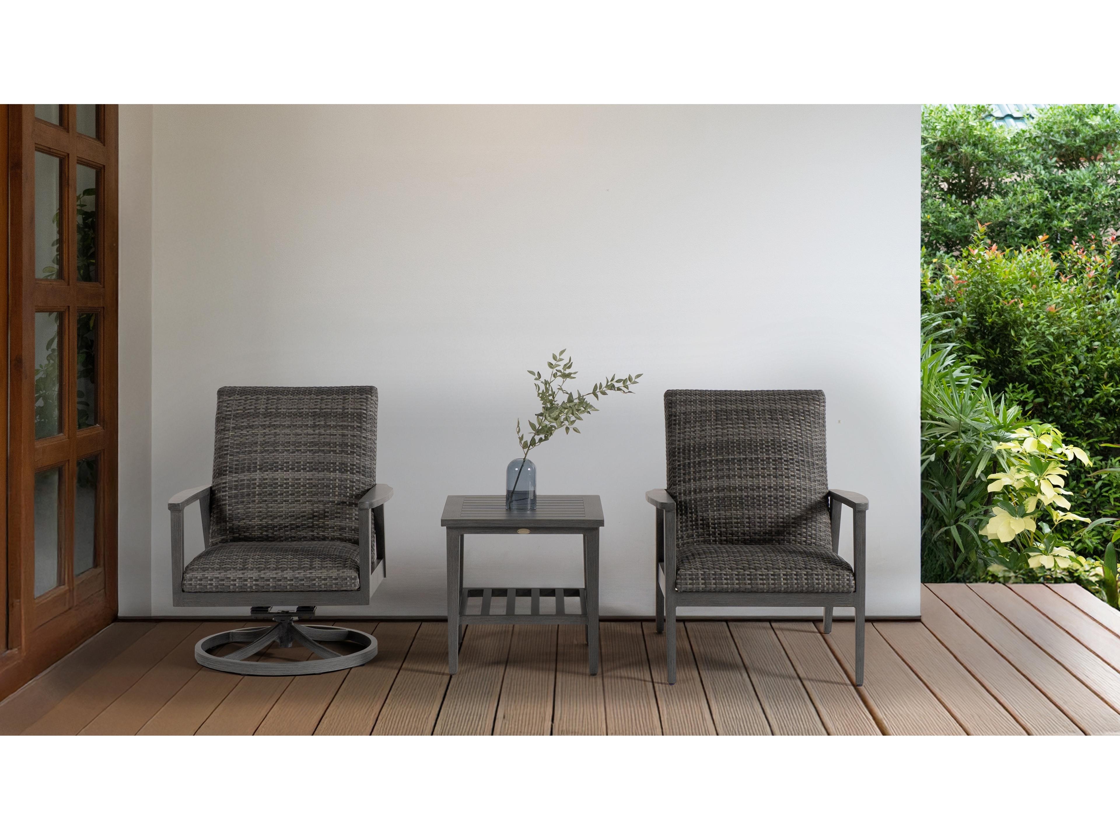 Ratana Cabo San Lucas Aluminum Wicker Lounge Chair