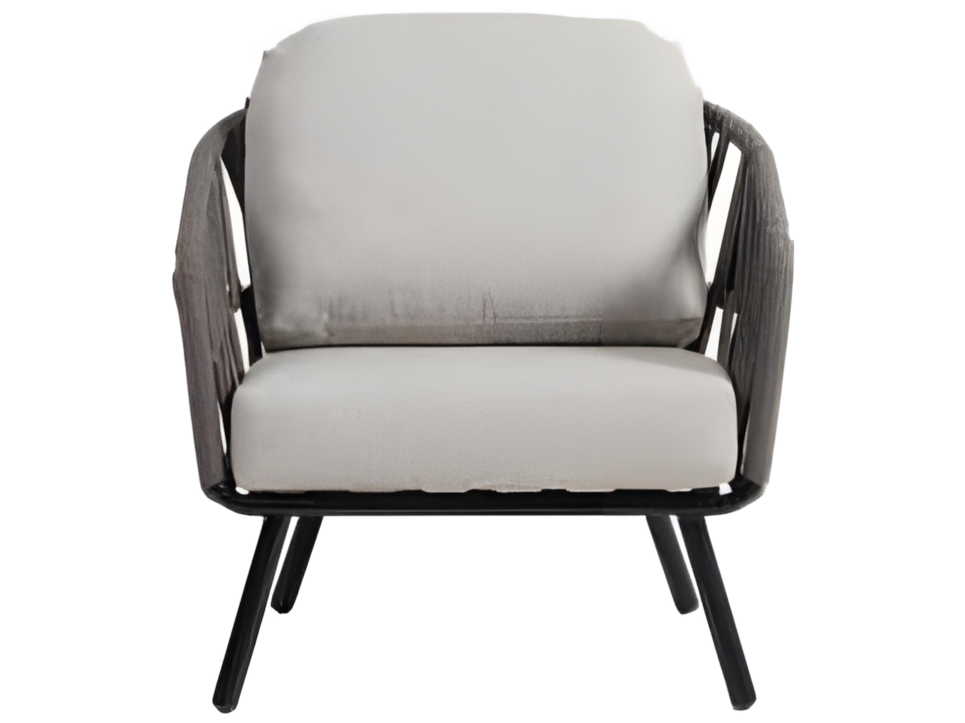 Ratana Hamptons Silver Diva Night Aluminum Cushion Lounge Chair