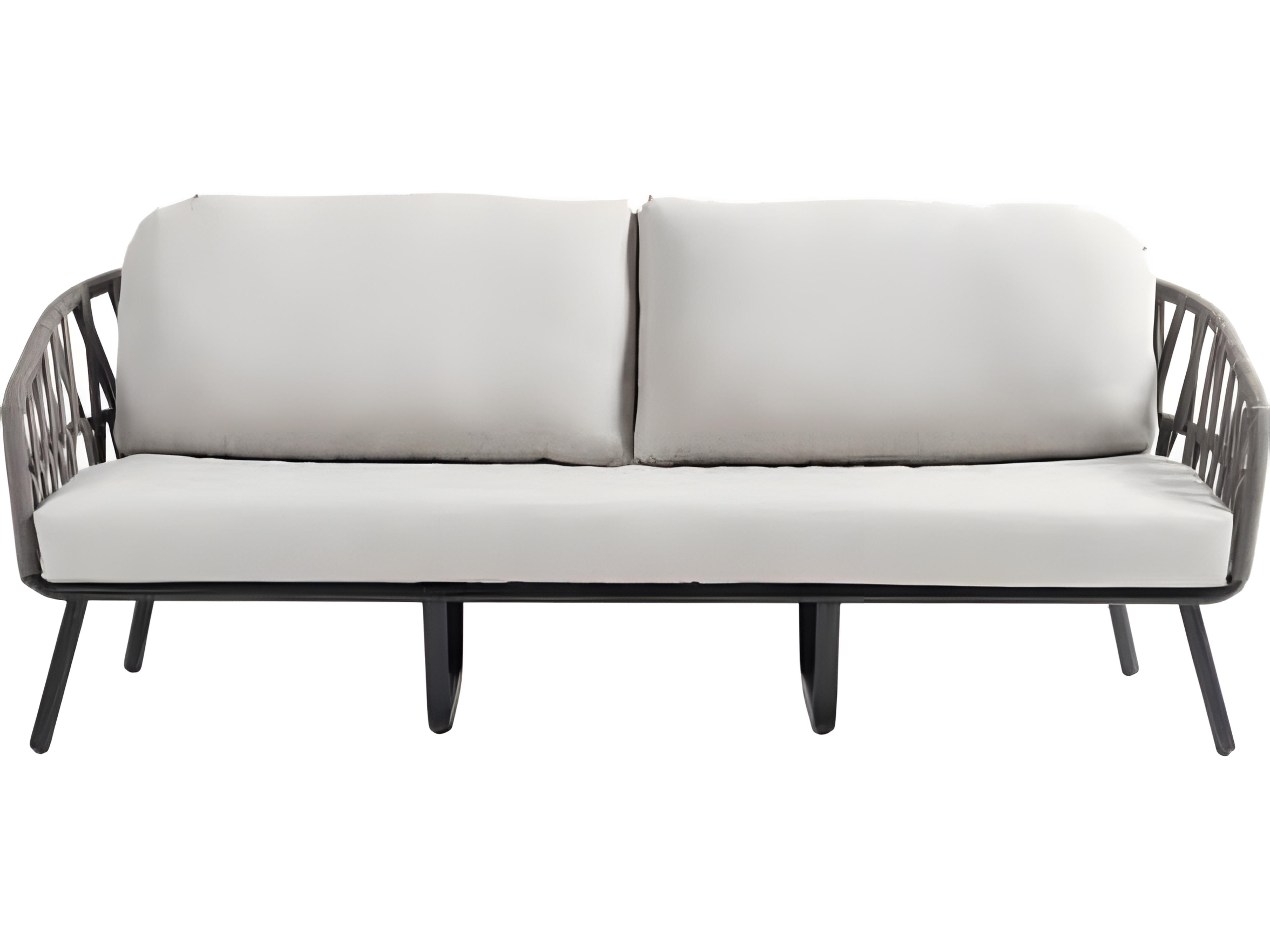 Ratana Hamptons Silver Diva Night Aluminum Cushion Sofa