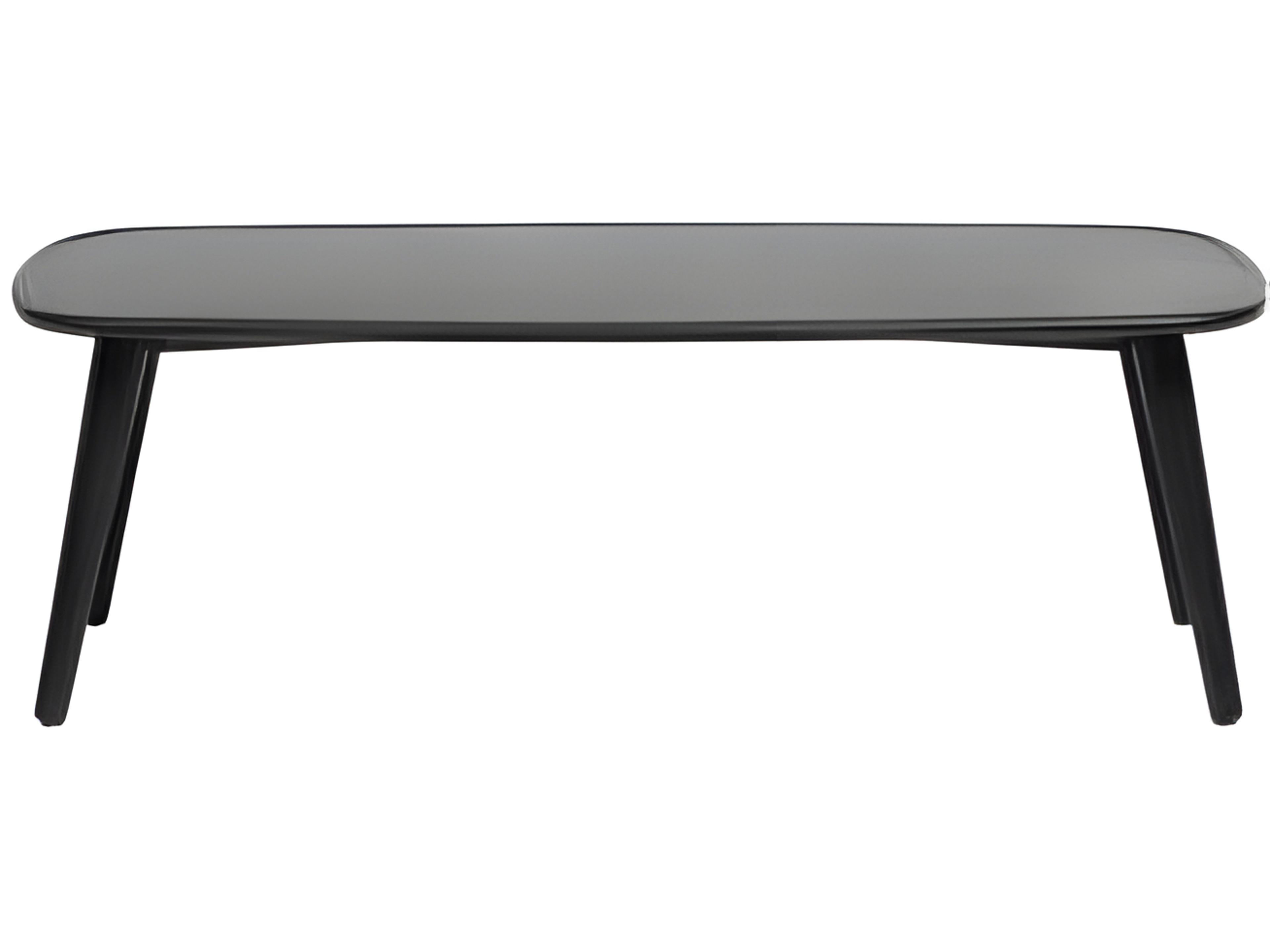 Ratana Hamptons Silver Diva Night Aluminum Rectangular Coffee Table