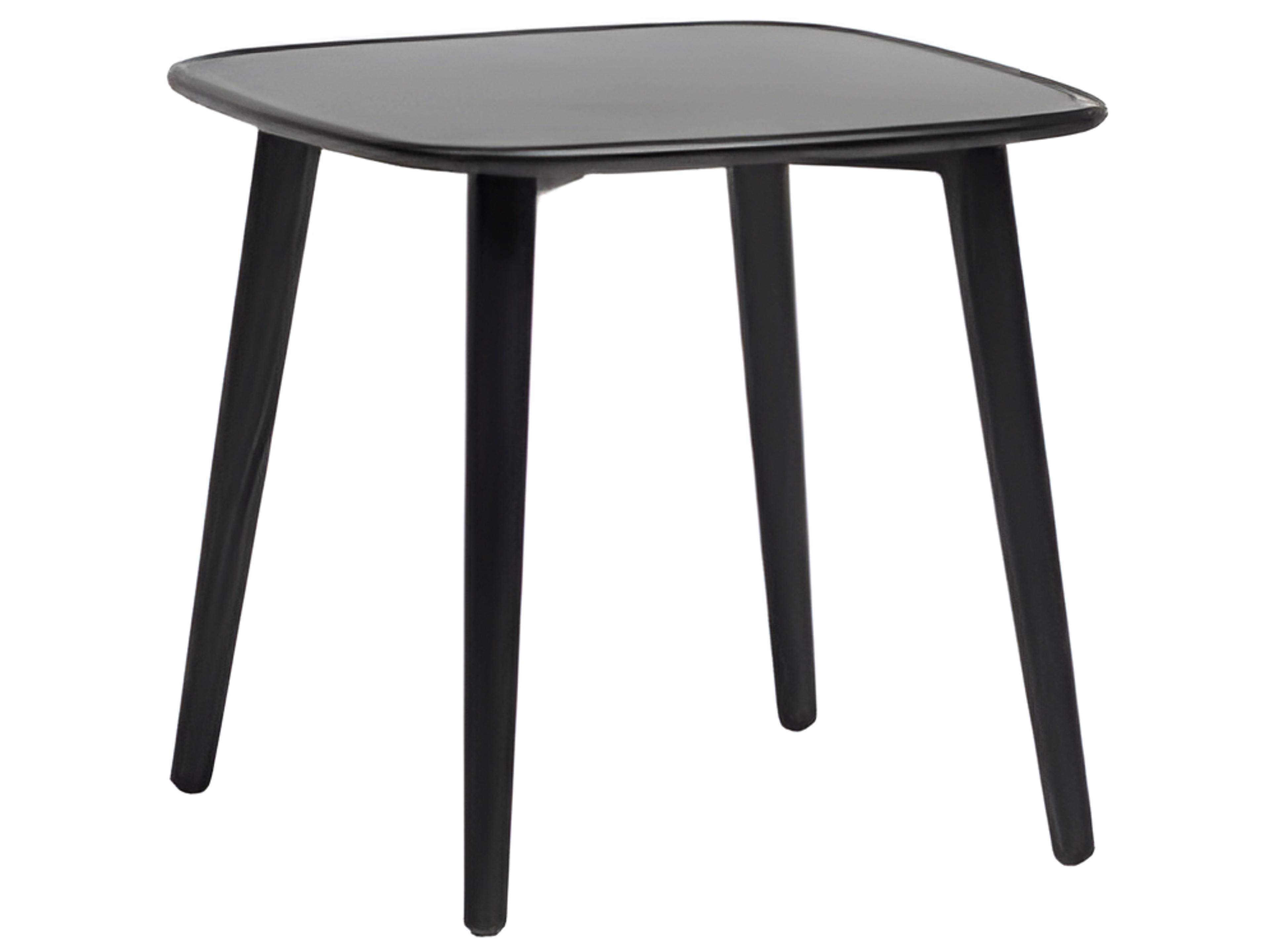 Hamptons Silver Diva Night Aluminum Square End Table