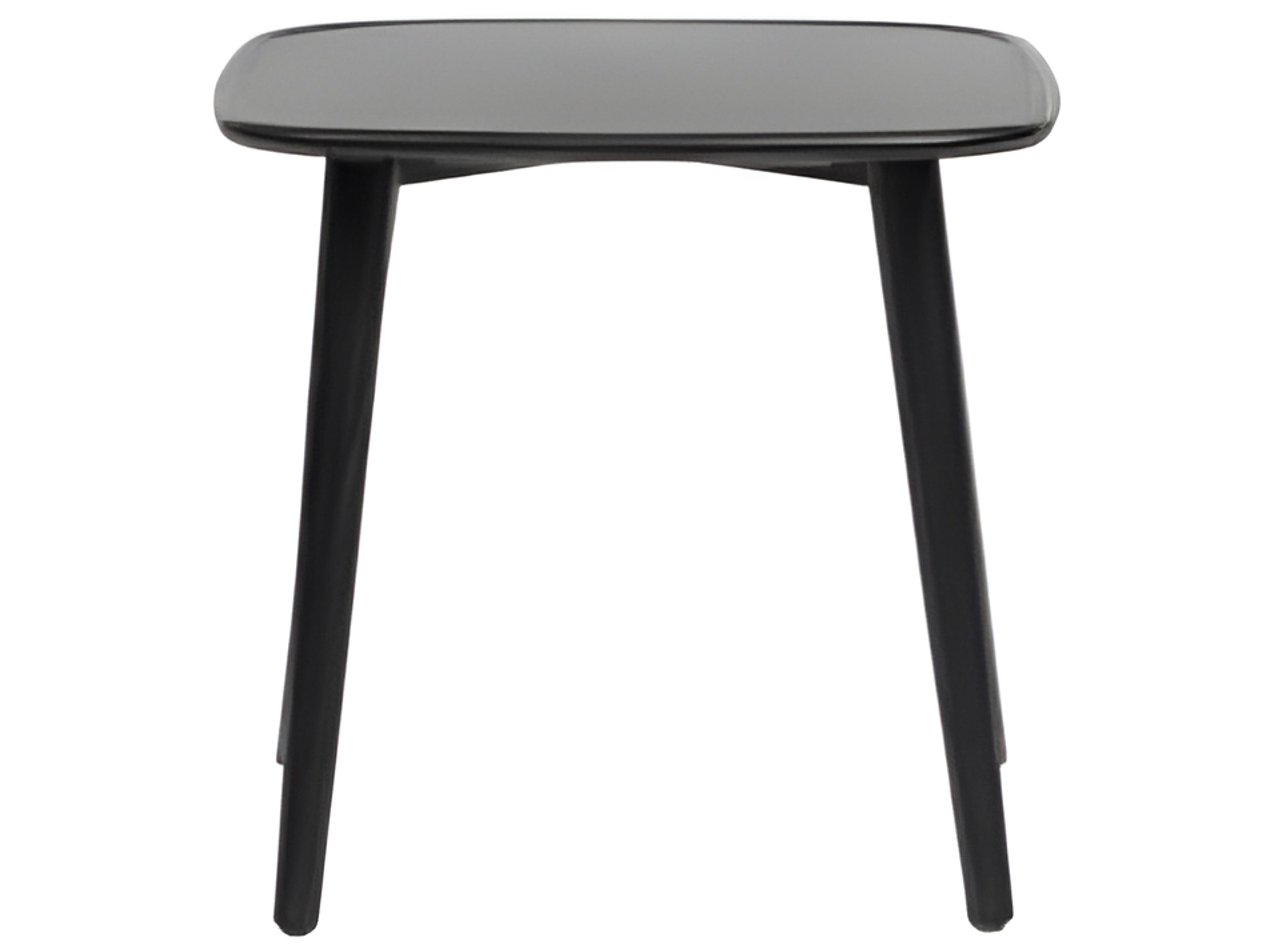 Ratana Hamptons Silver Diva Night Aluminum Square End Table