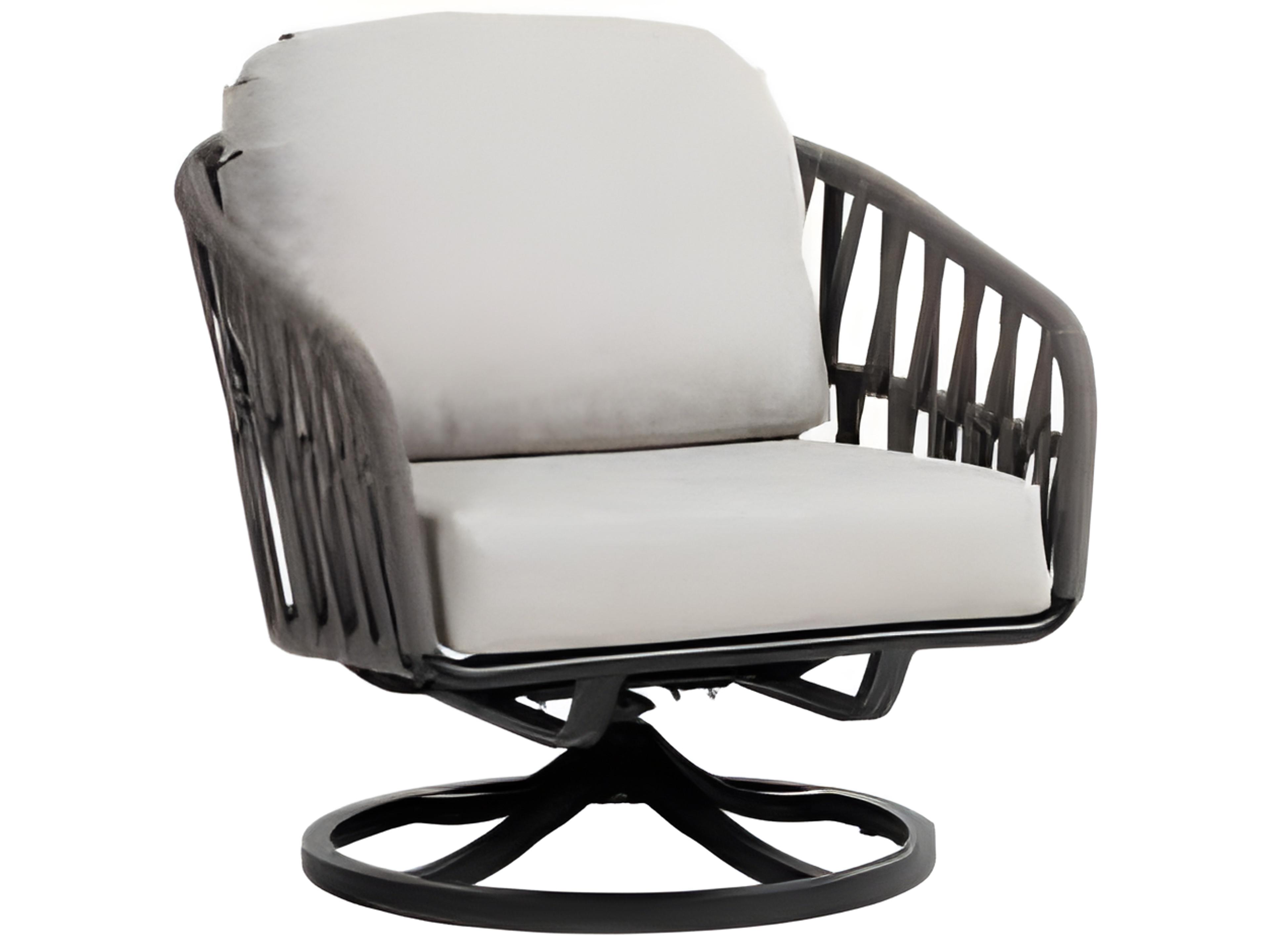 Hamptons Silver Diva Night Aluminum Cushion Lounge Chair