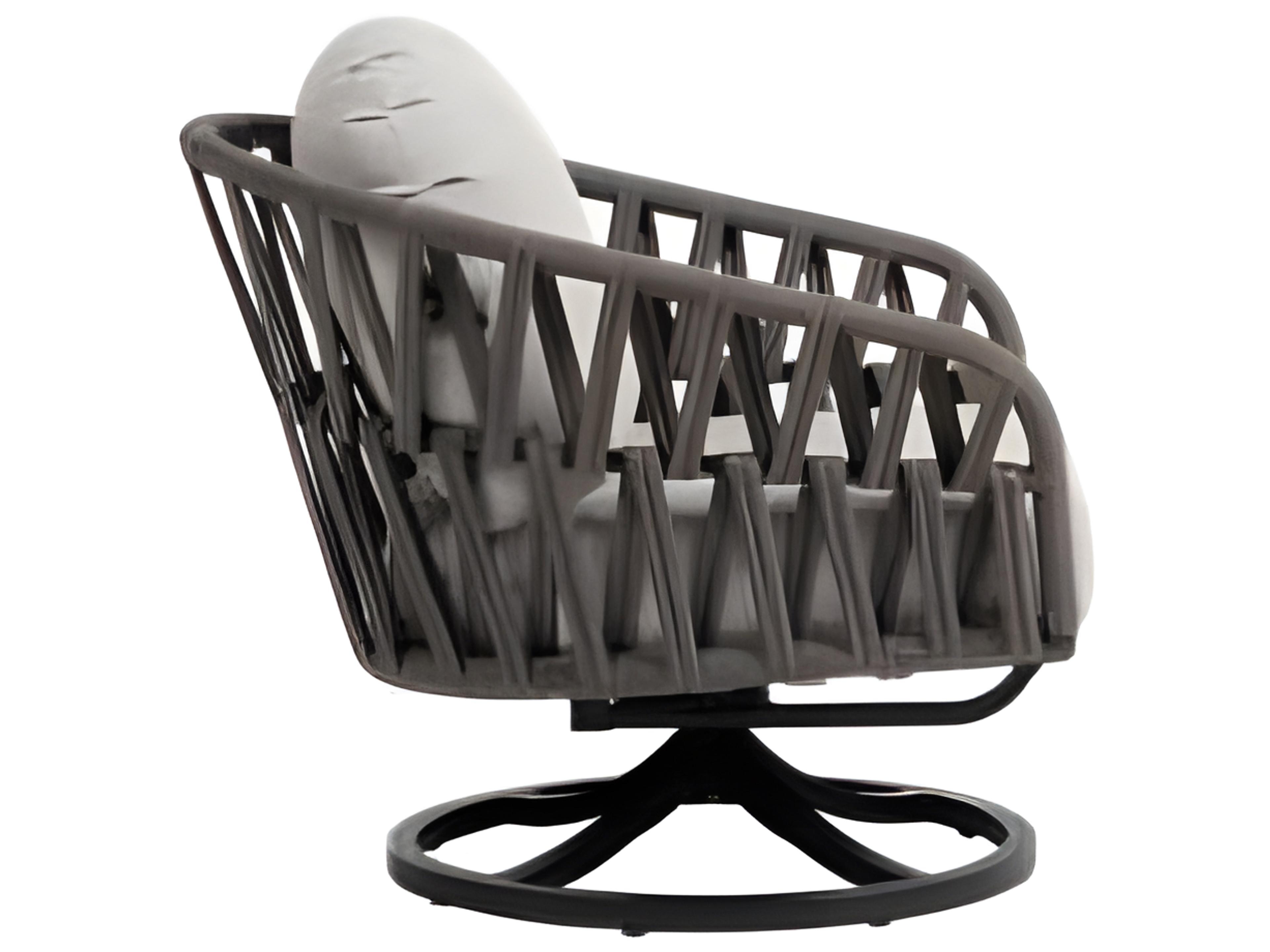 Ratana Hamptons Silver Diva Night Aluminum Cushion Lounge Chair