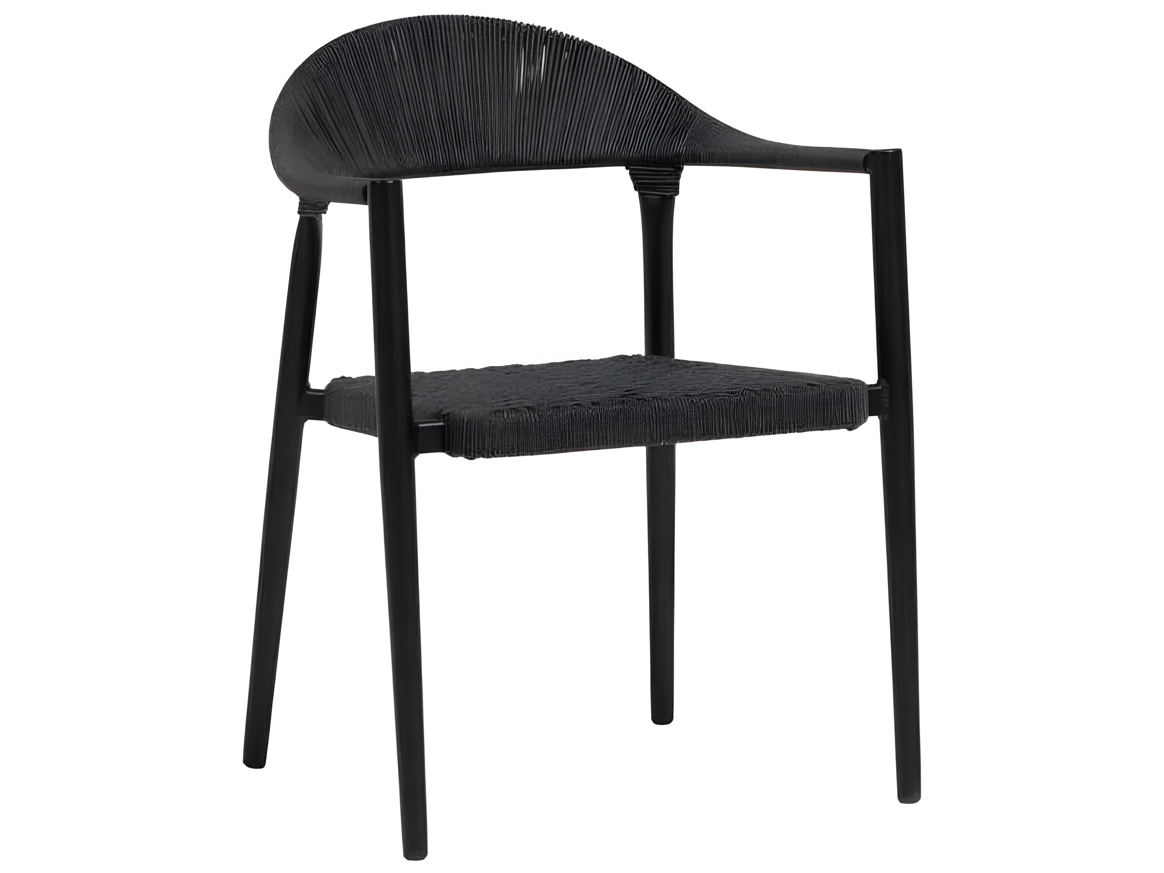 Ballina Silver Diva Night Aluminum Strap Dining Chair