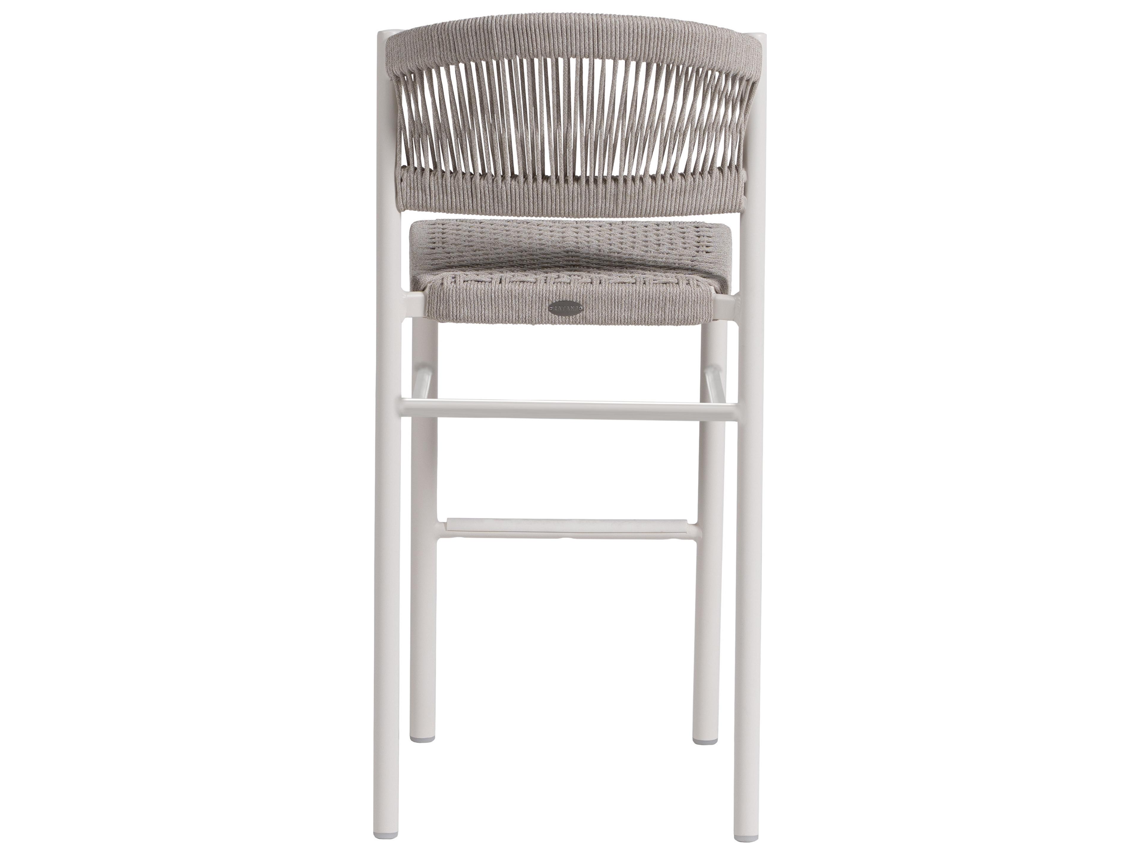 Ratana Naples Aluminum Rope Bar Stool