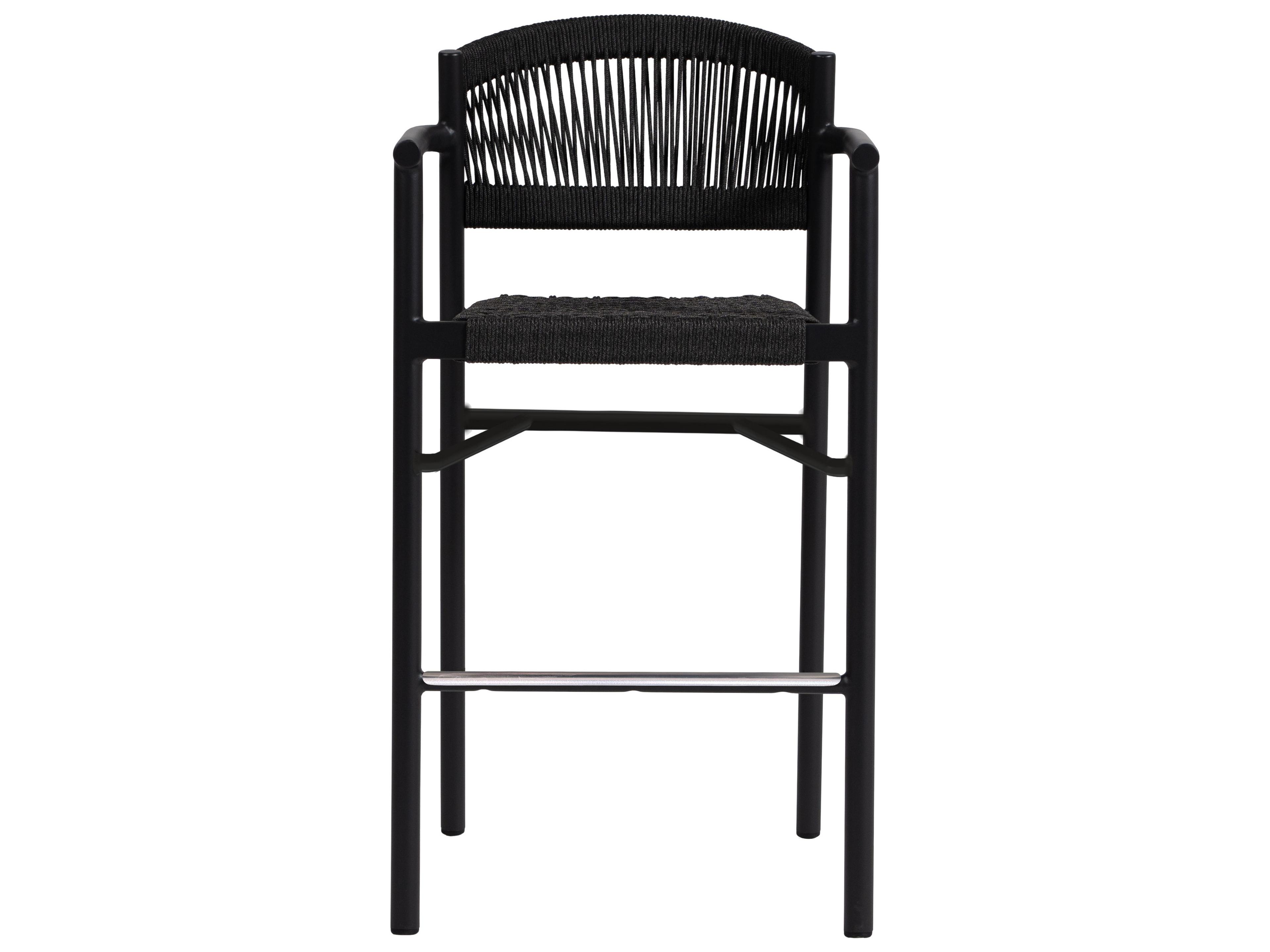 Ratana Naples Aluminum Rope Bar Stool
