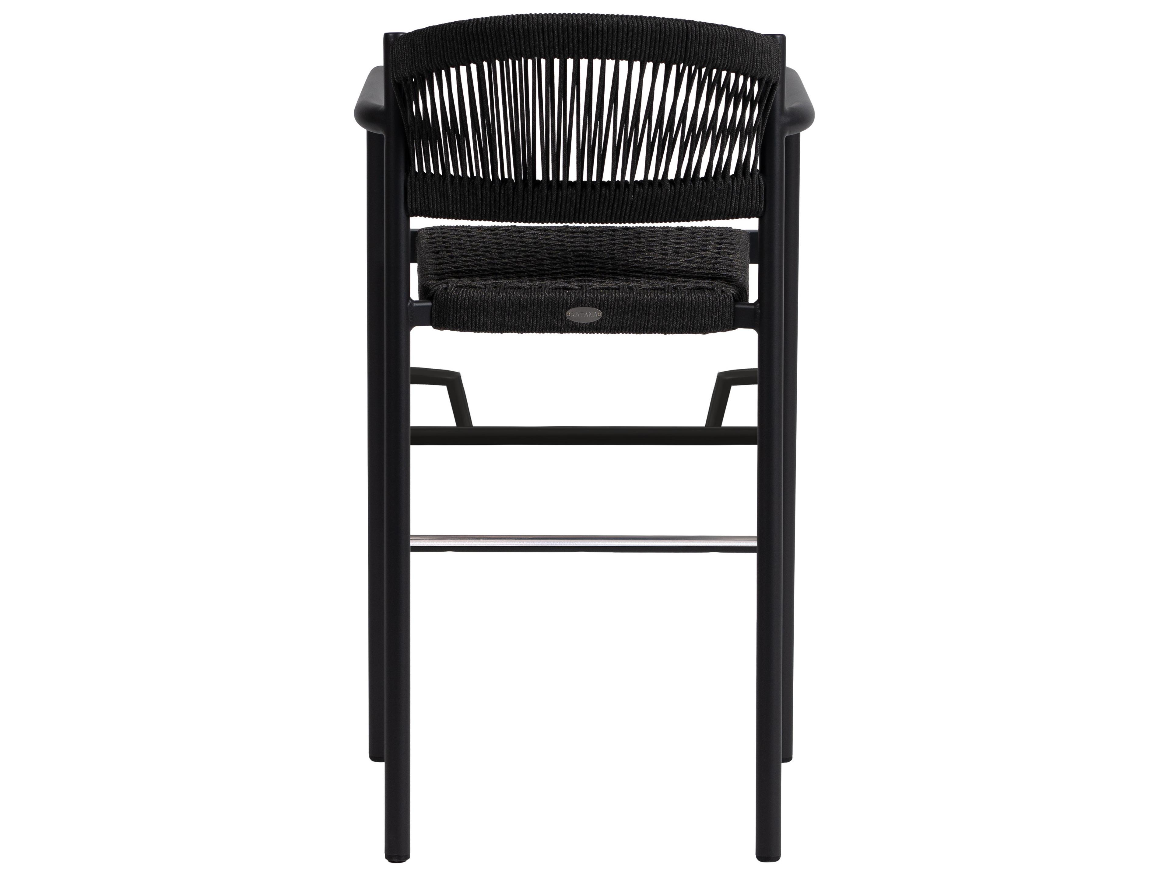 Ratana Naples Aluminum Rope Bar Stool