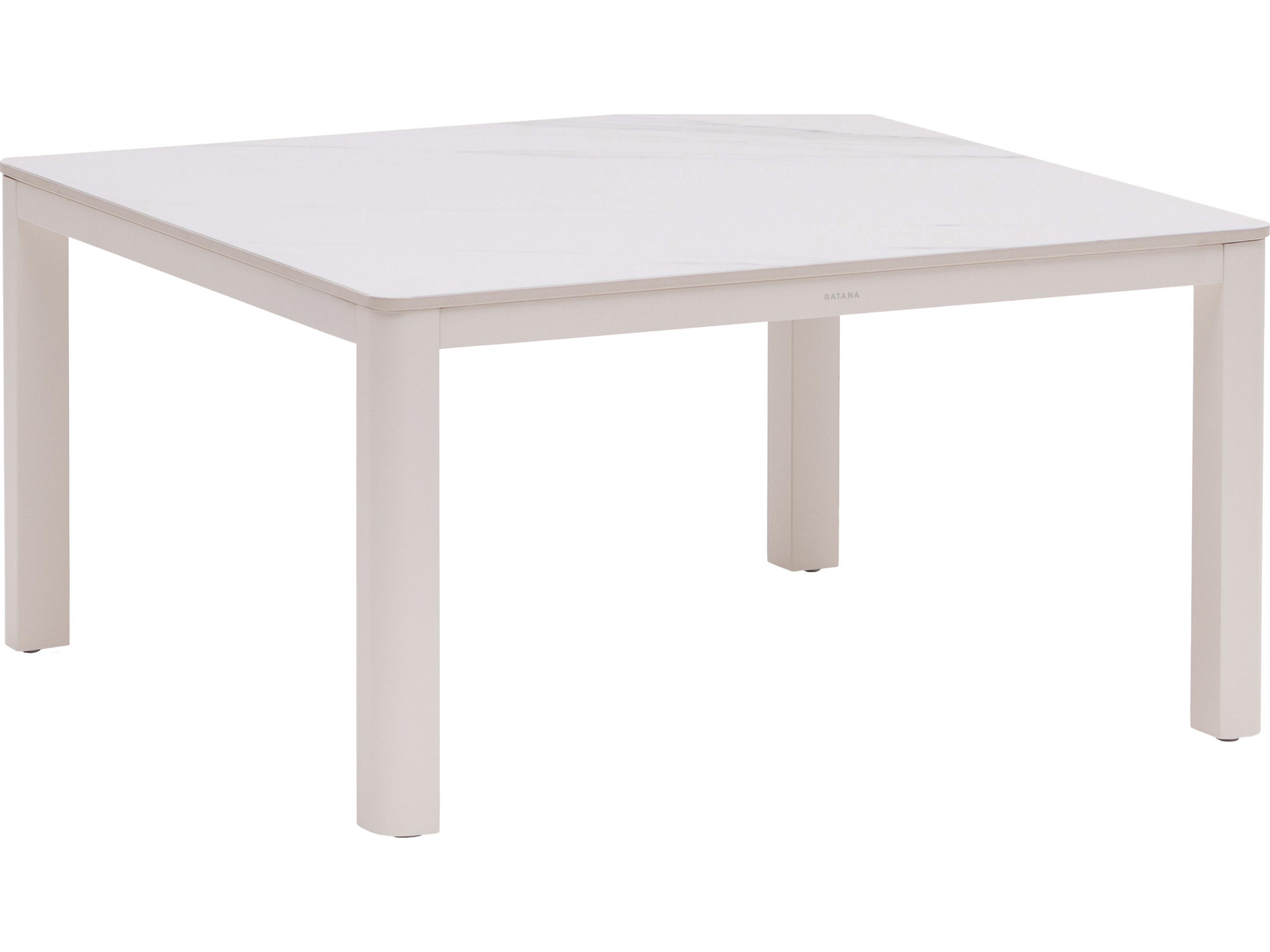 Hampshire Tables Aluminum Square Coffee Table