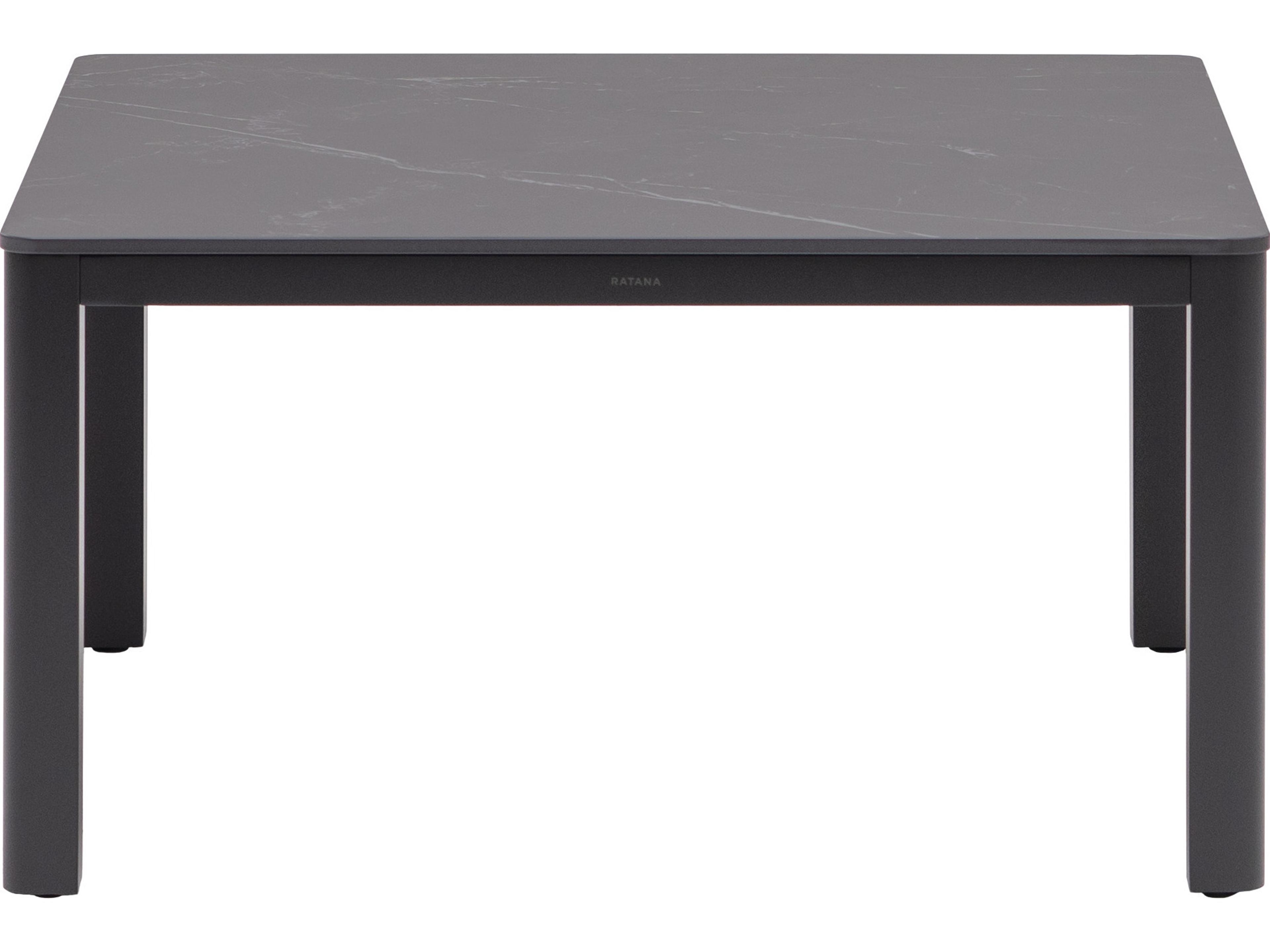 Ratana Hampshire Tables Aluminum Square Coffee Table