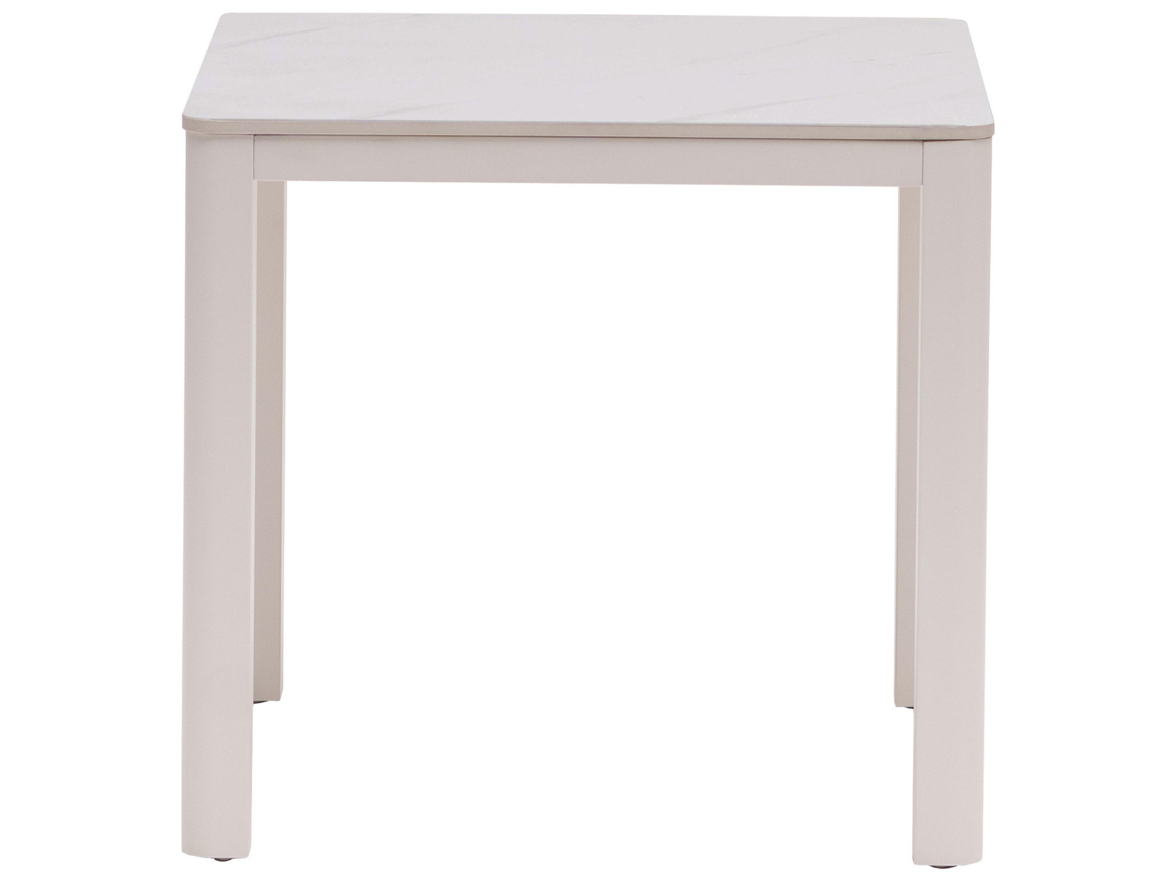 Ratana Hampshire Tables Aluminum Square End Table