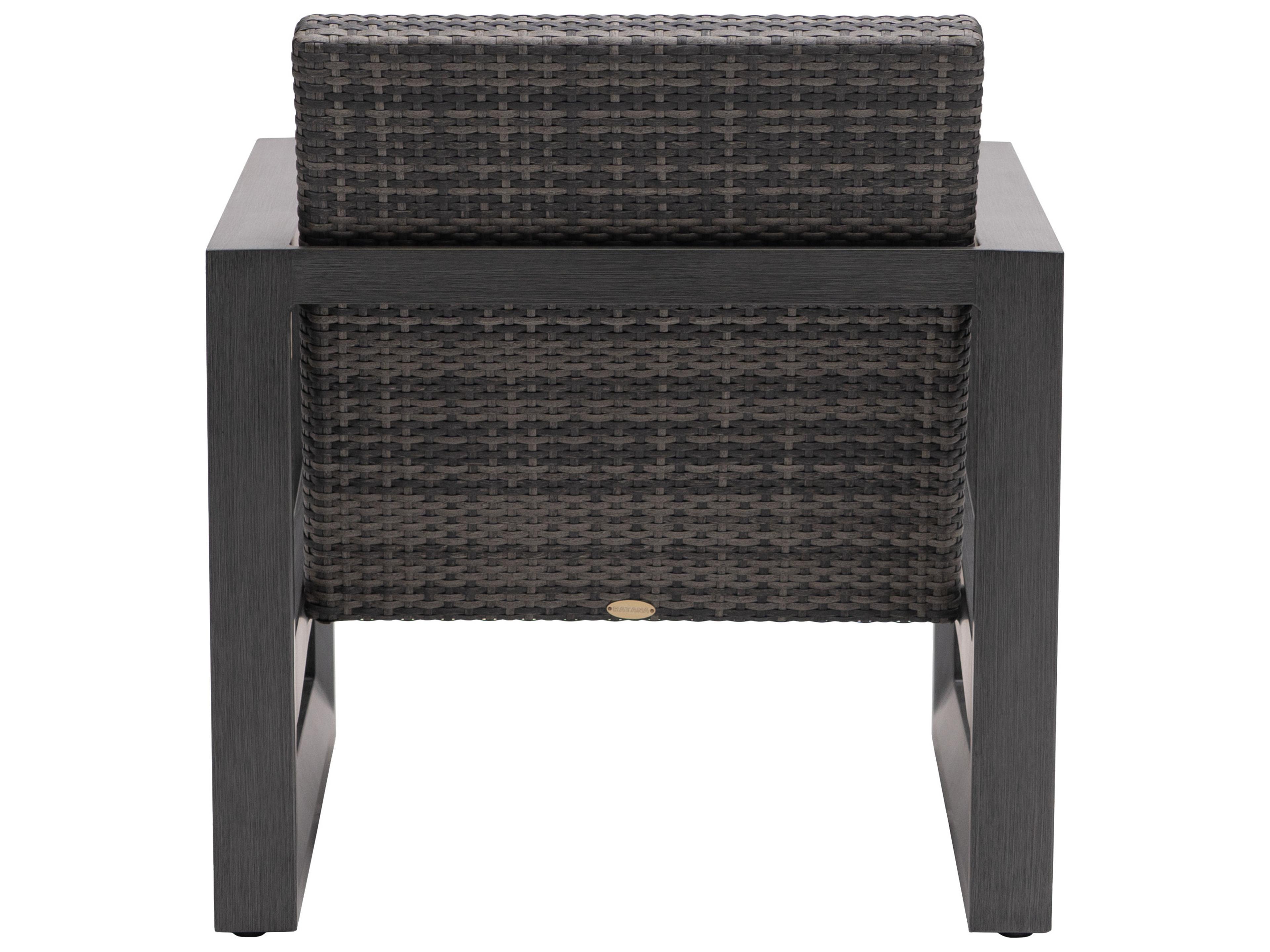 Ratana Bergen Aluminum Wicker Lounge Chair