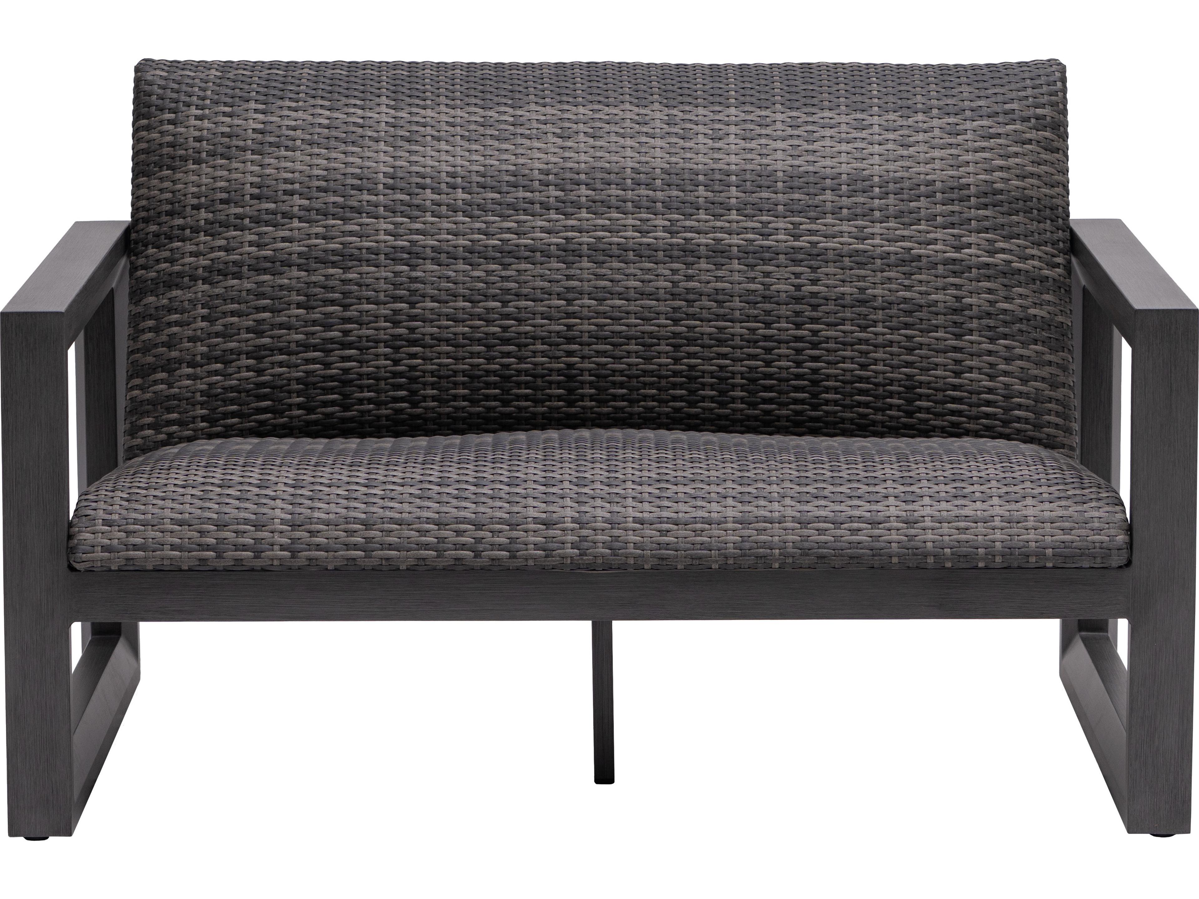 Ratana Bergen Aluminum Wicker Loveseat