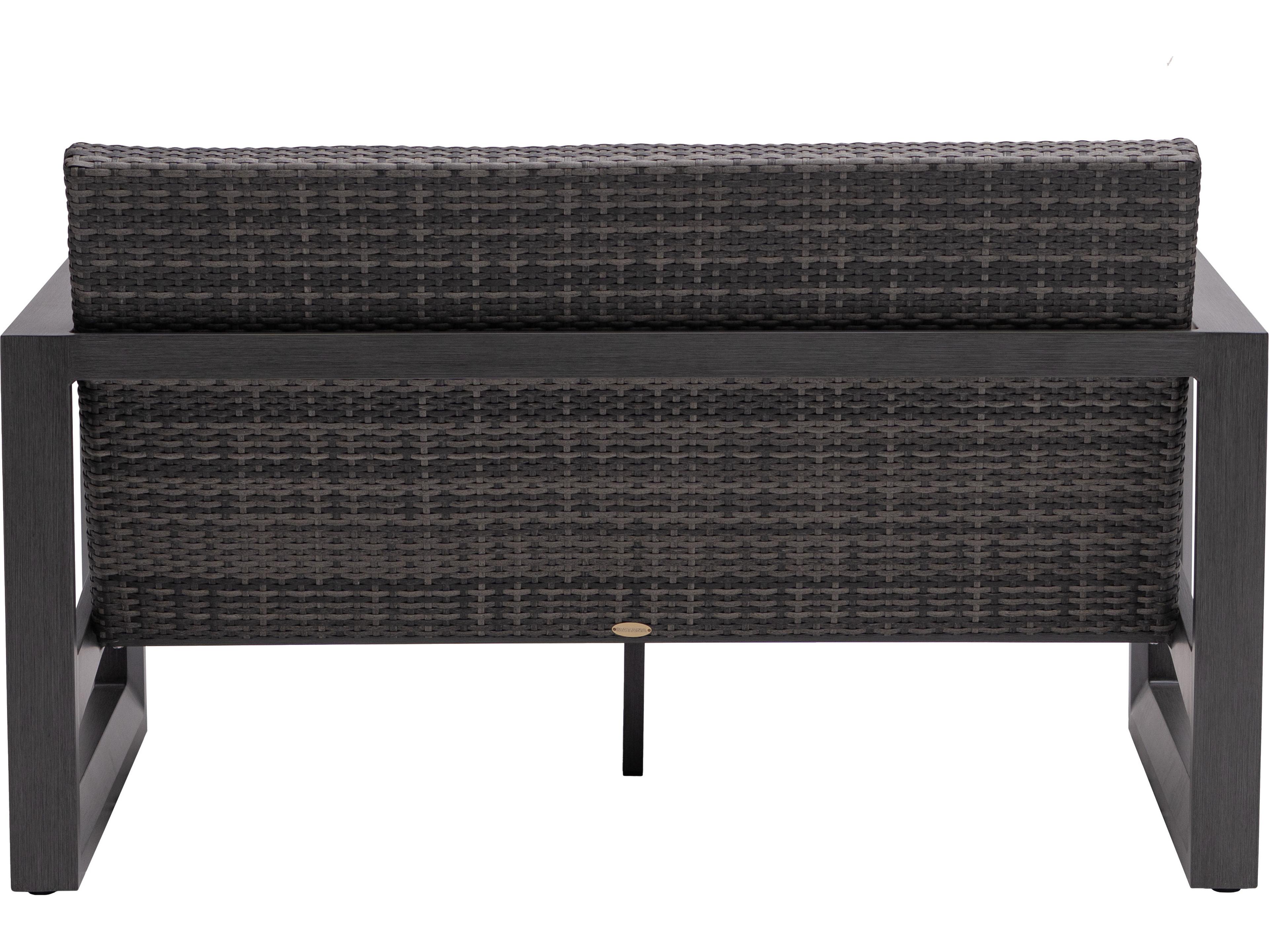 Ratana Bergen Aluminum Wicker Loveseat