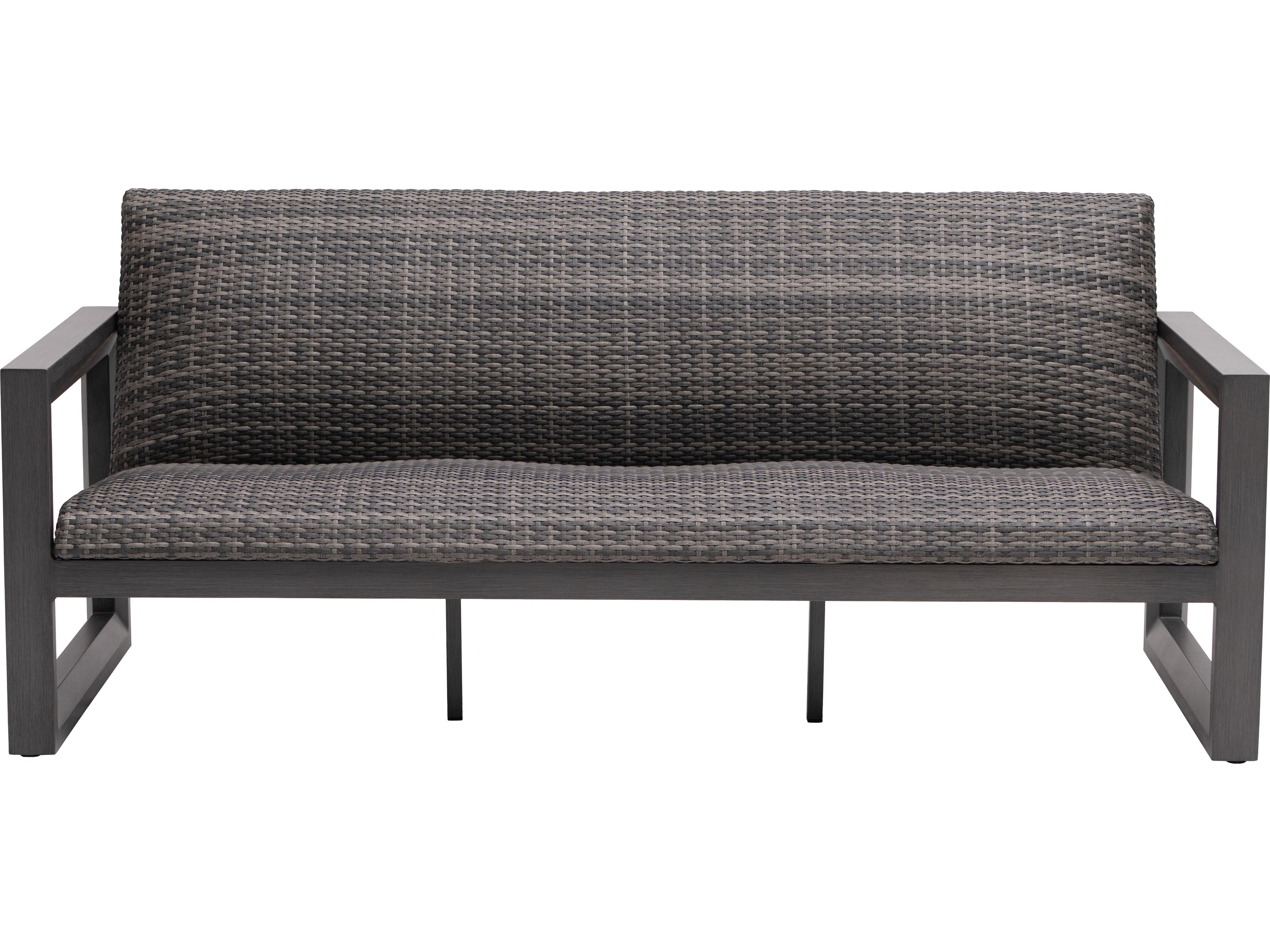 Ratana Bergen Aluminum Wicker Sofa