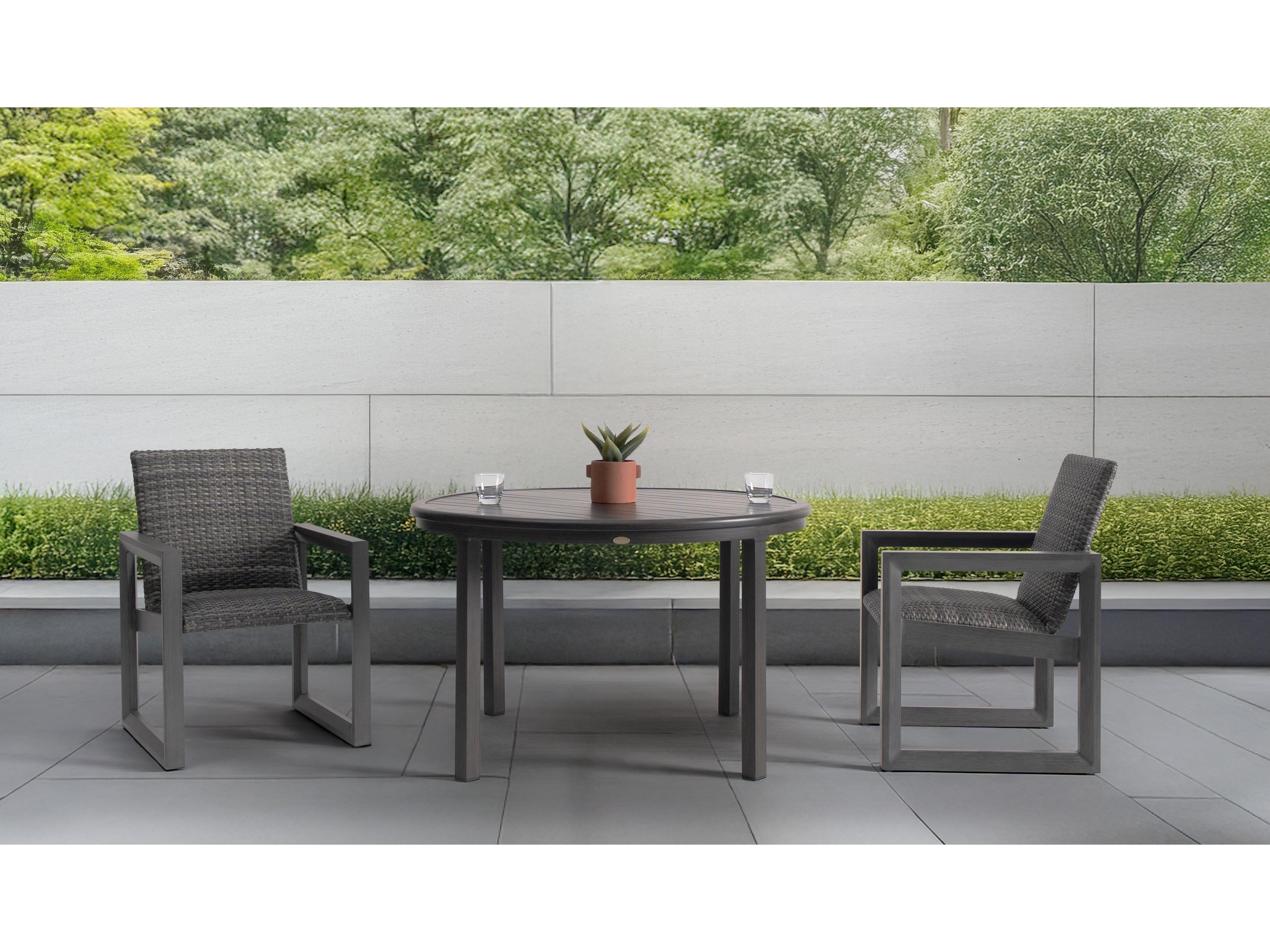 Ratana Bergen Aluminum Wicker Dining Chair