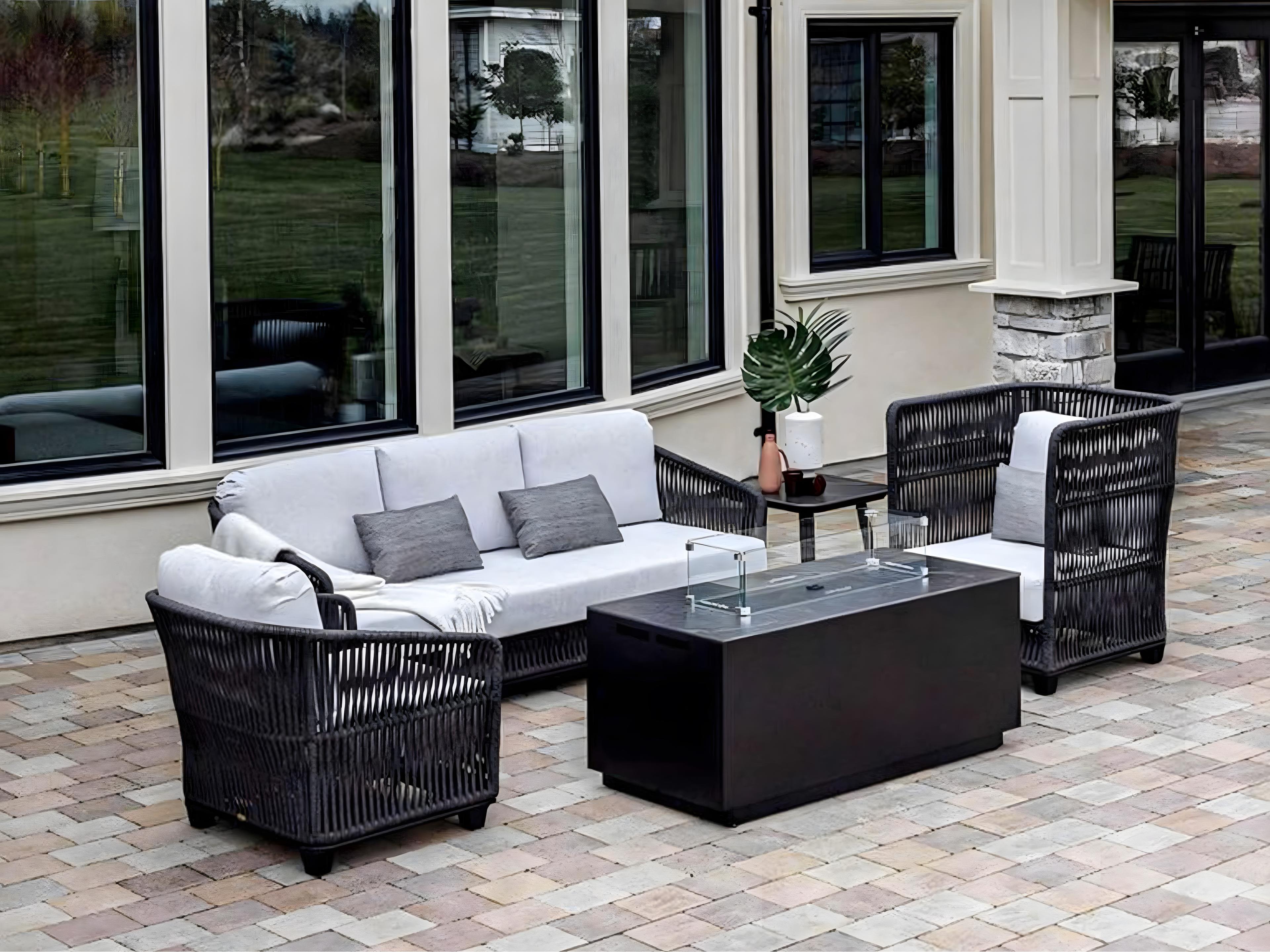 Ratana Gemelli Silver Diva Night Aluminum Cushion Lounge Chair