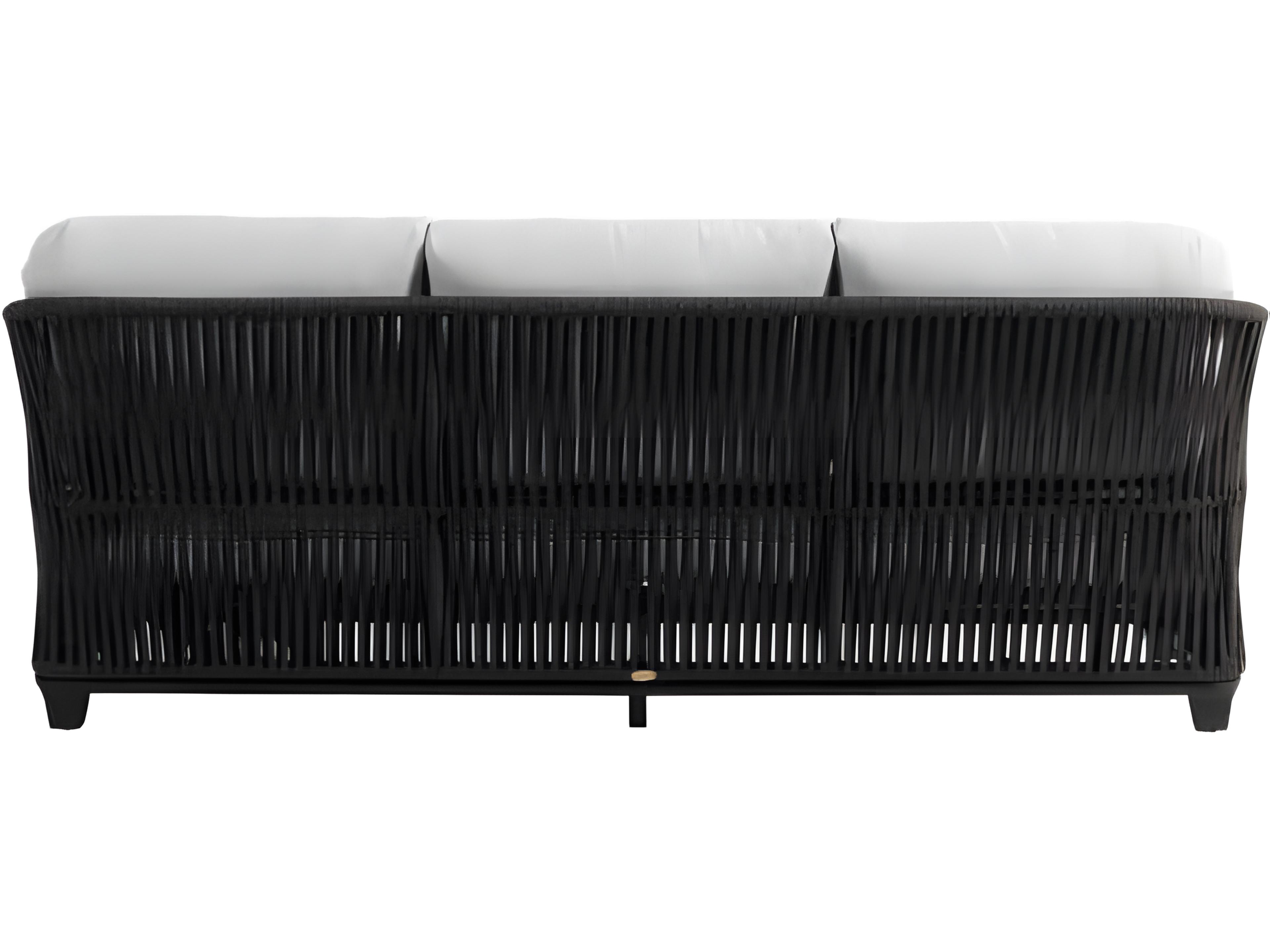 Ratana Gemelli Silver Diva Night Aluminum Cushion Sofa