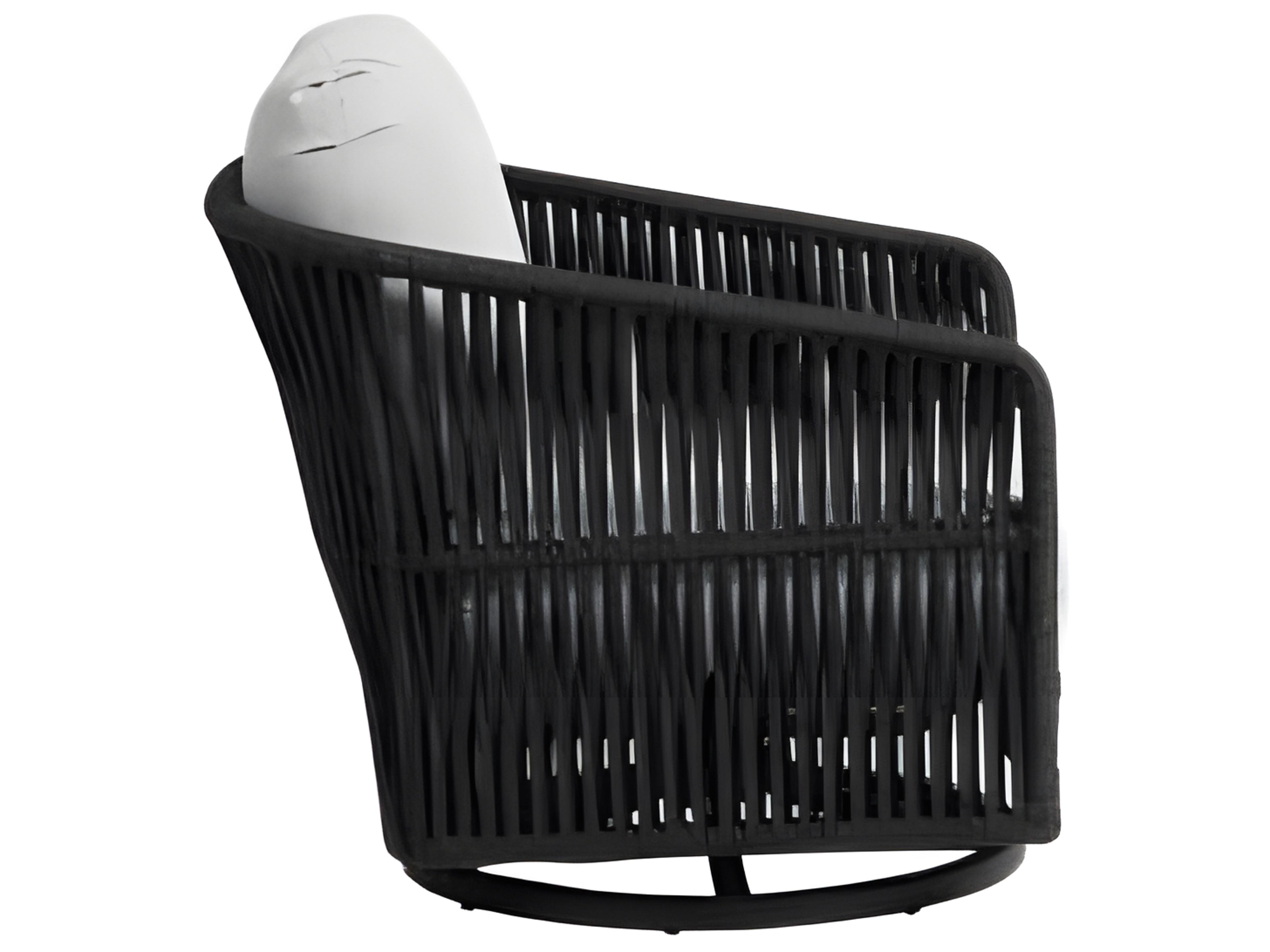 Ratana Gemelli Silver Diva Night Aluminum Cushion Lounge Chair