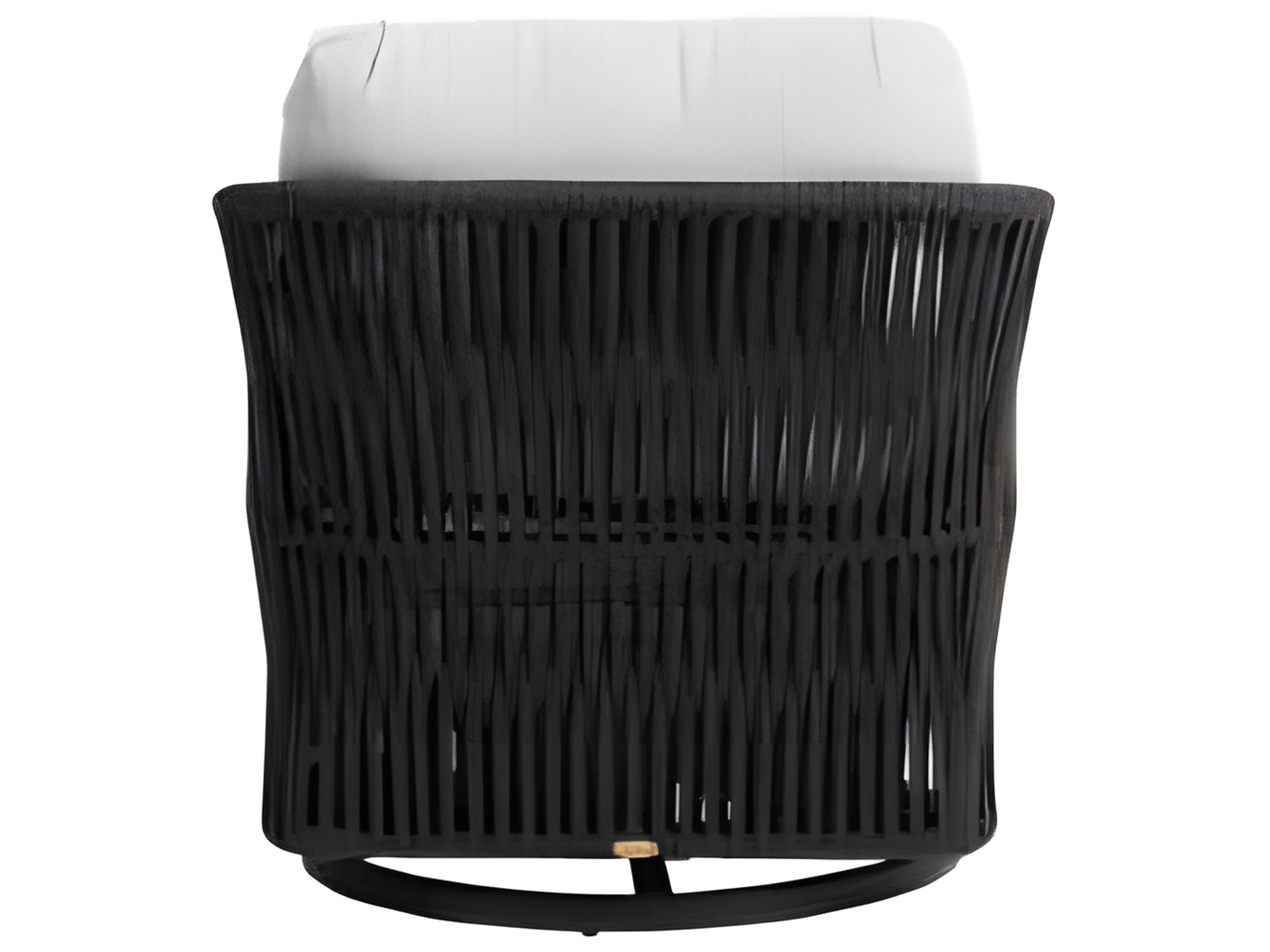 Ratana Gemelli Silver Diva Night Aluminum Cushion Lounge Chair