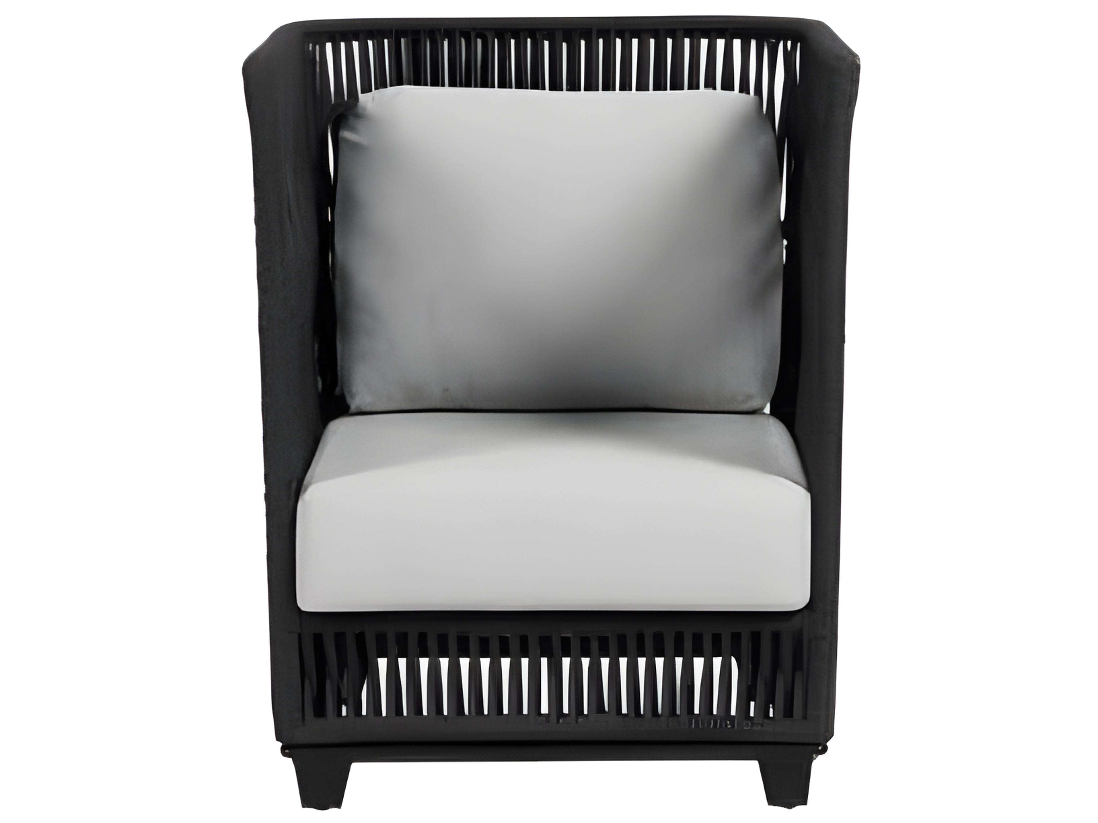 Ratana Gemelli Silver Diva Night Aluminum Cushion Lounge Chair