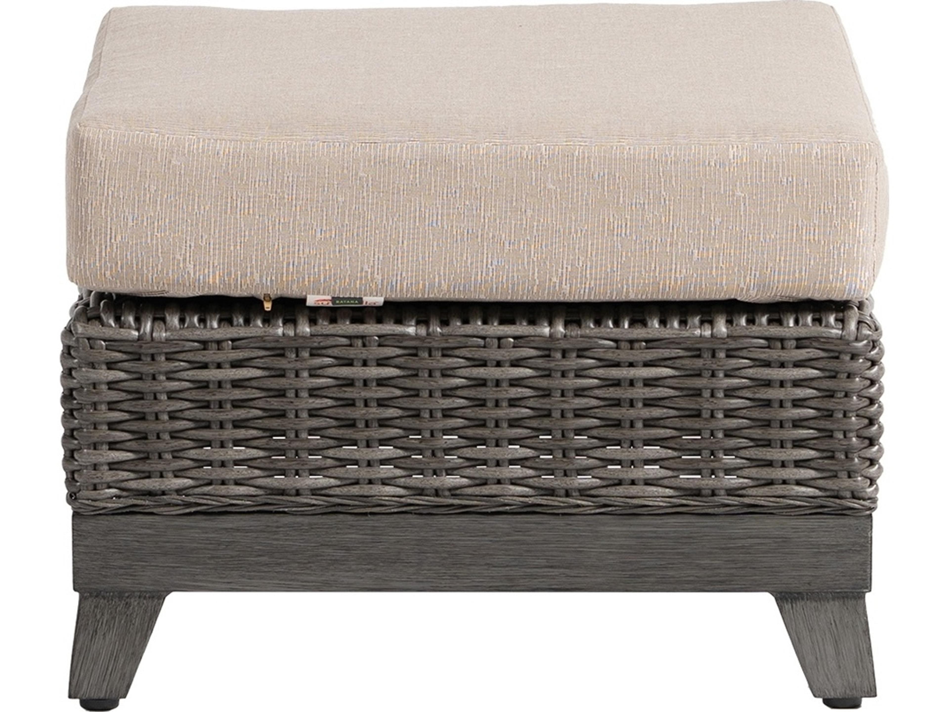 Ratana Mission Hill Wicker Cushion Ottoman