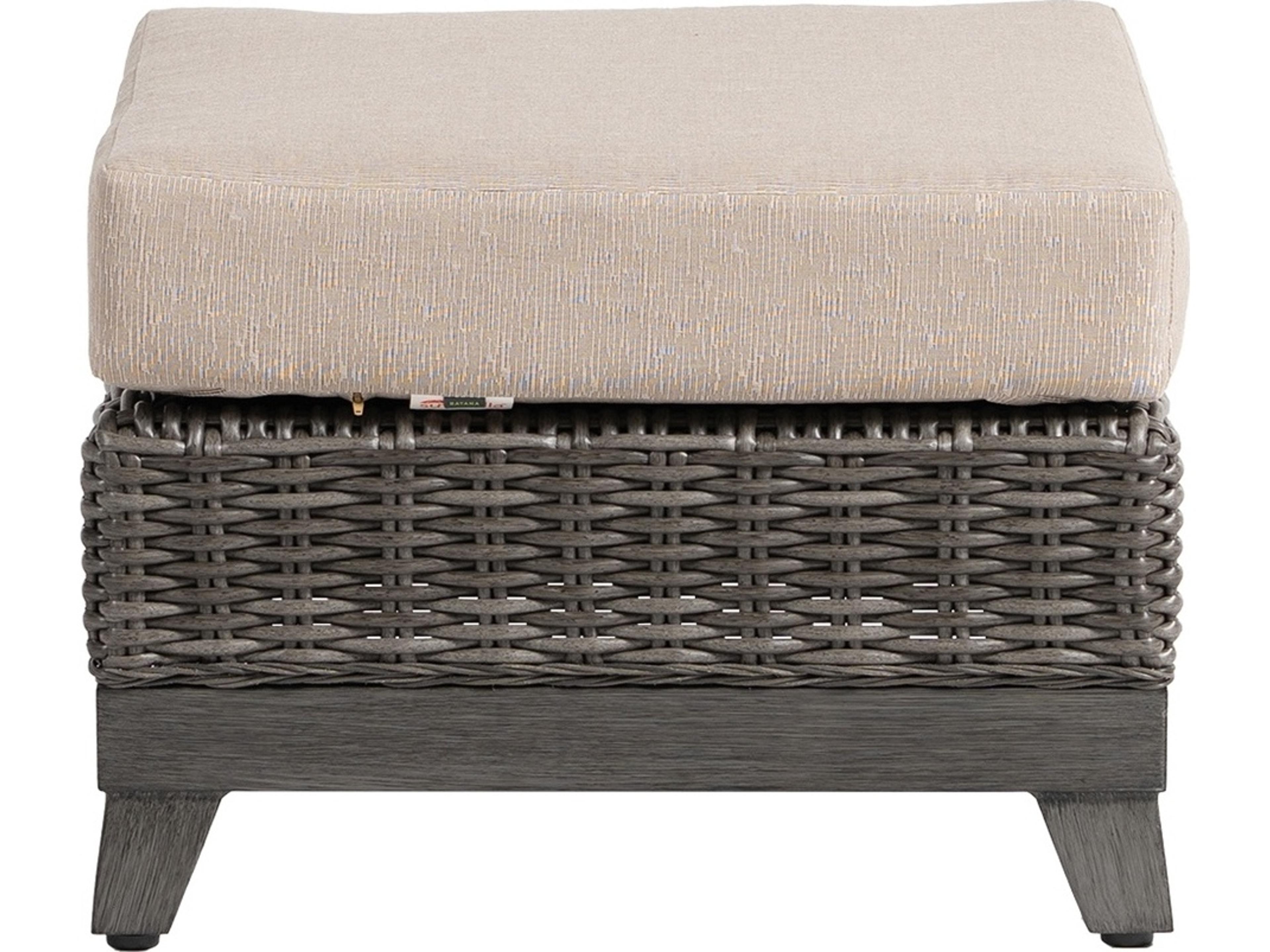 Ratana Budapest Wicker Cushion Ottoman