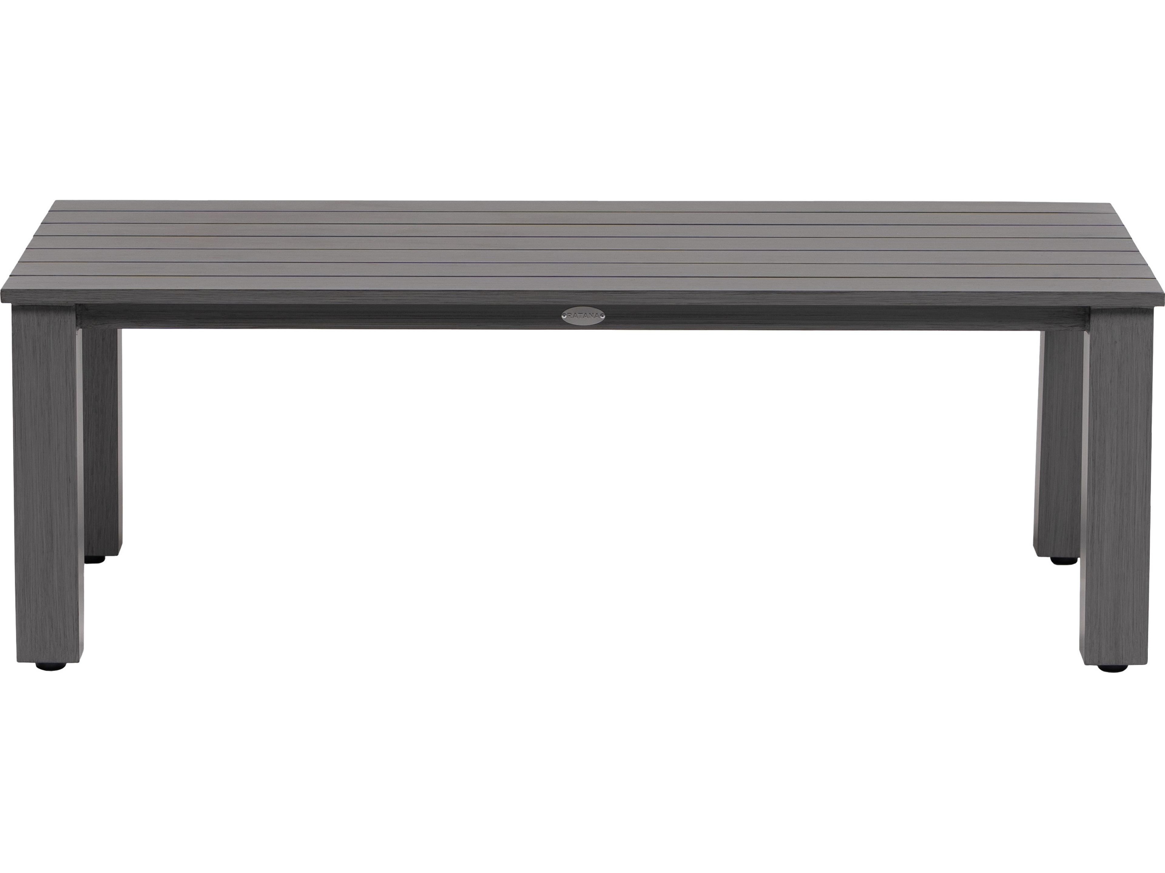 Ratana Sunbury Tables Aluminum Rectangular Coffee Table
