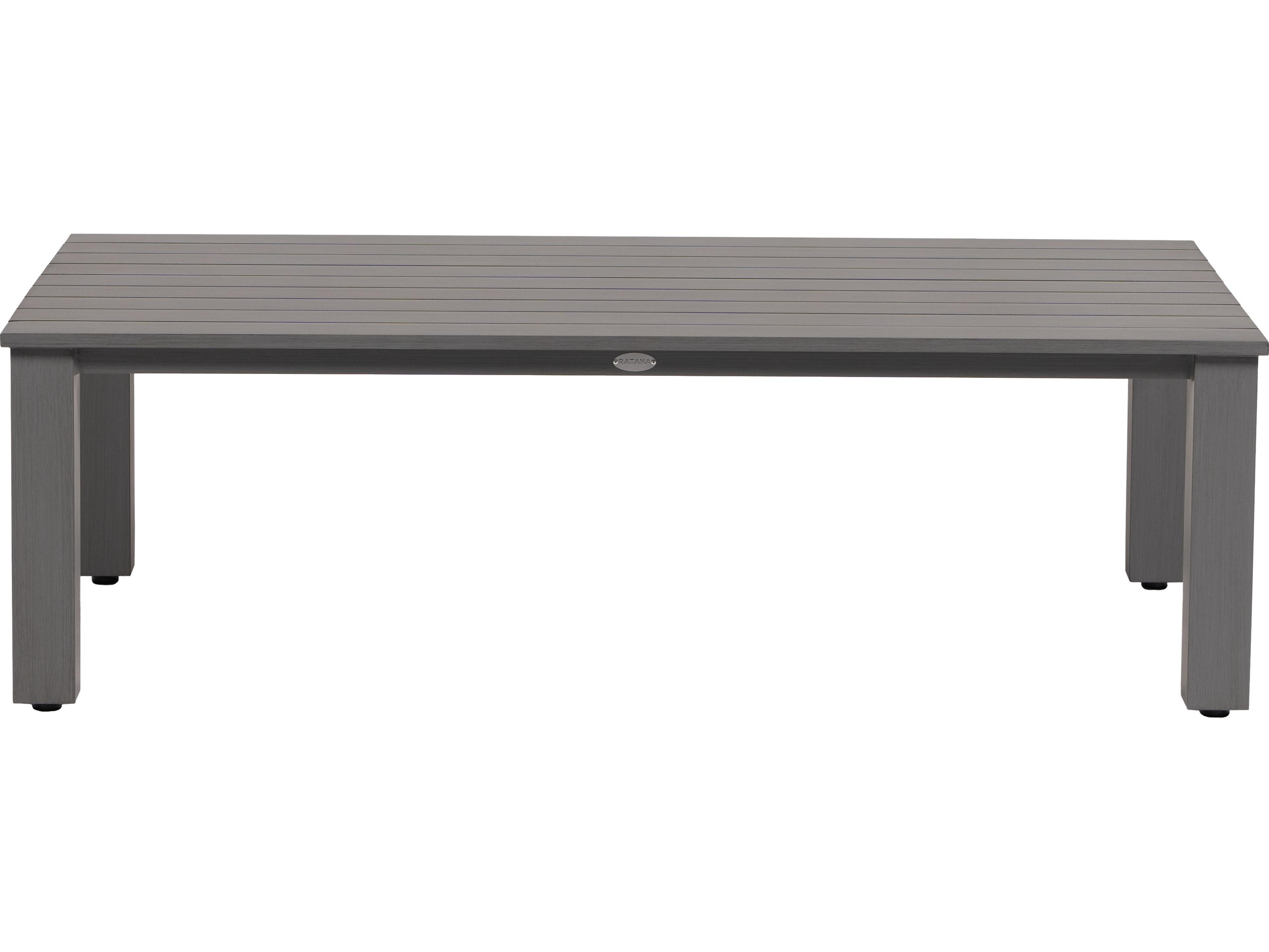 Ratana Sunbury Tables Aluminum Rectangular Coffee Table