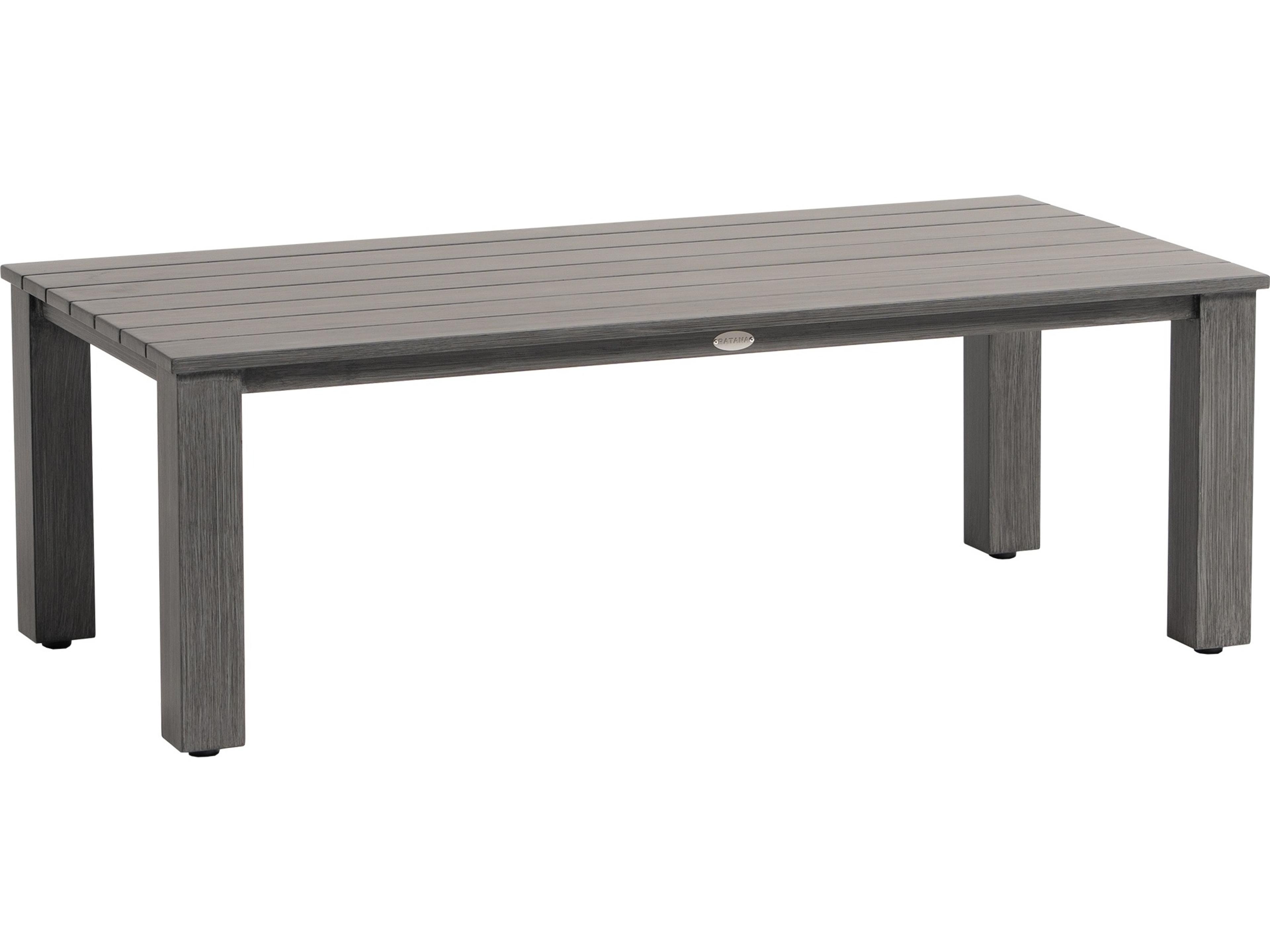 Mission Hill Aluminum Rectangular Coffee Table