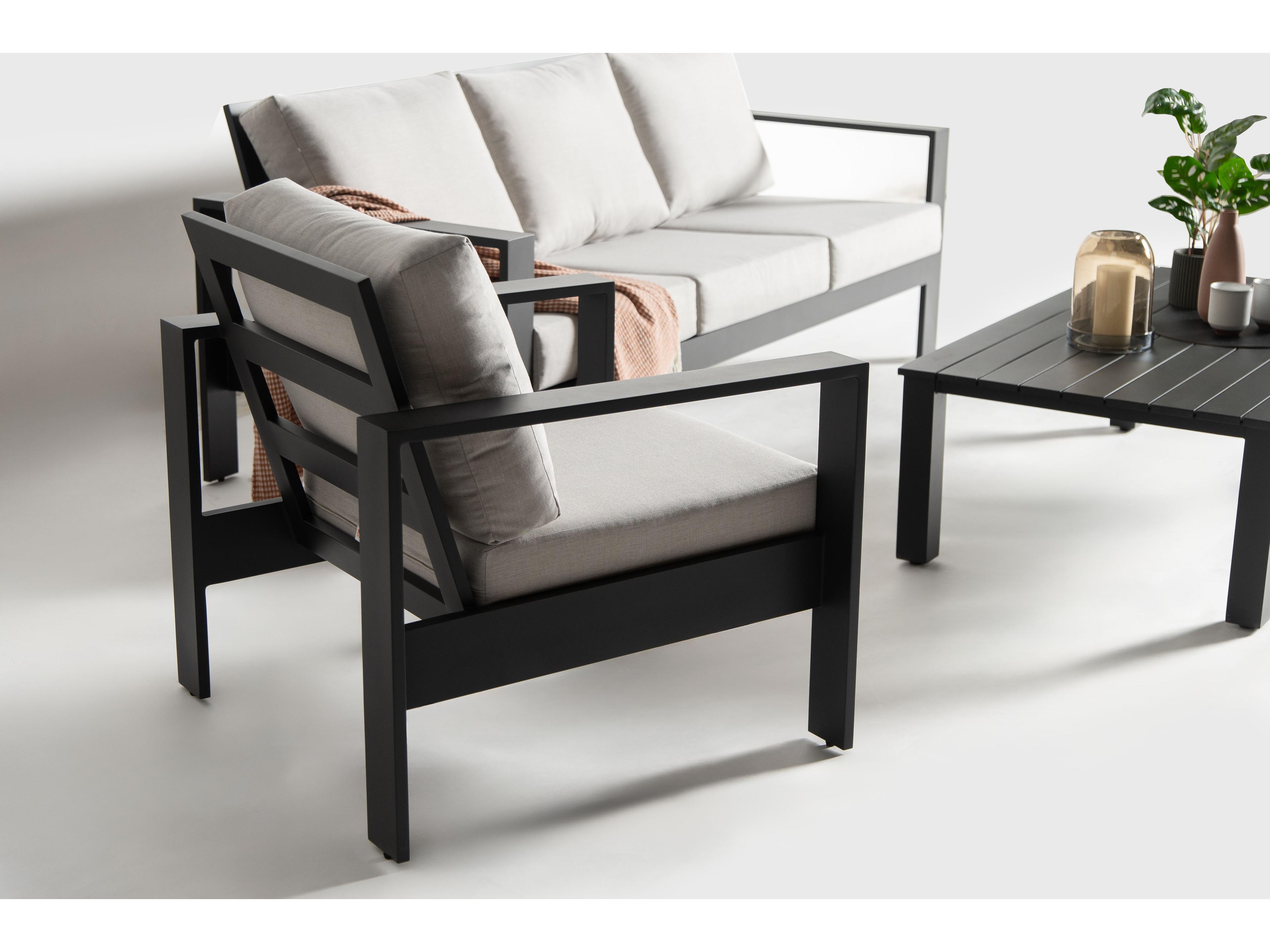 Ratana Vienna Aluminum Rectangular Coffee Table