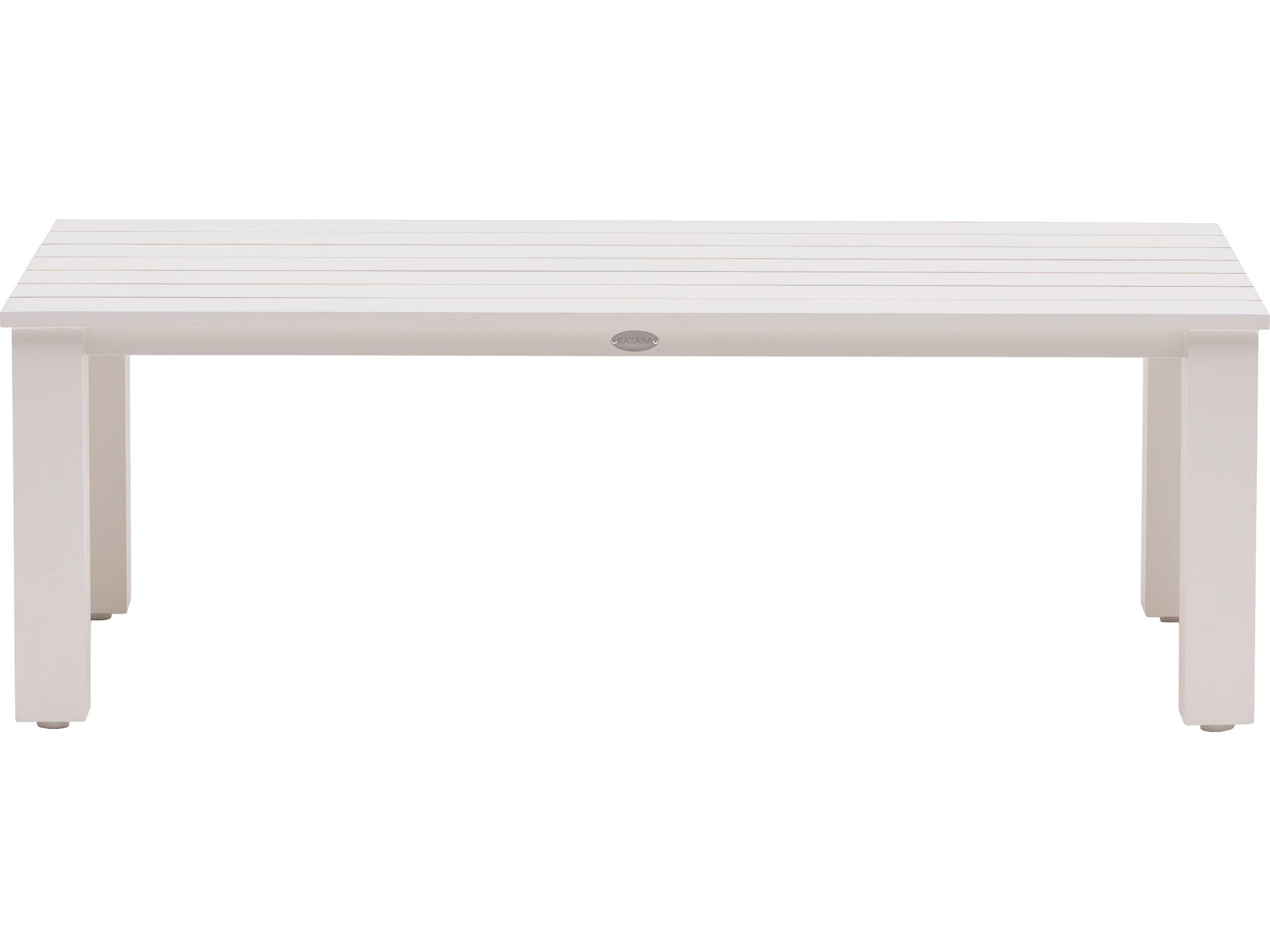 Ratana Sunbury Tables Aluminum Rectangular Coffee Table
