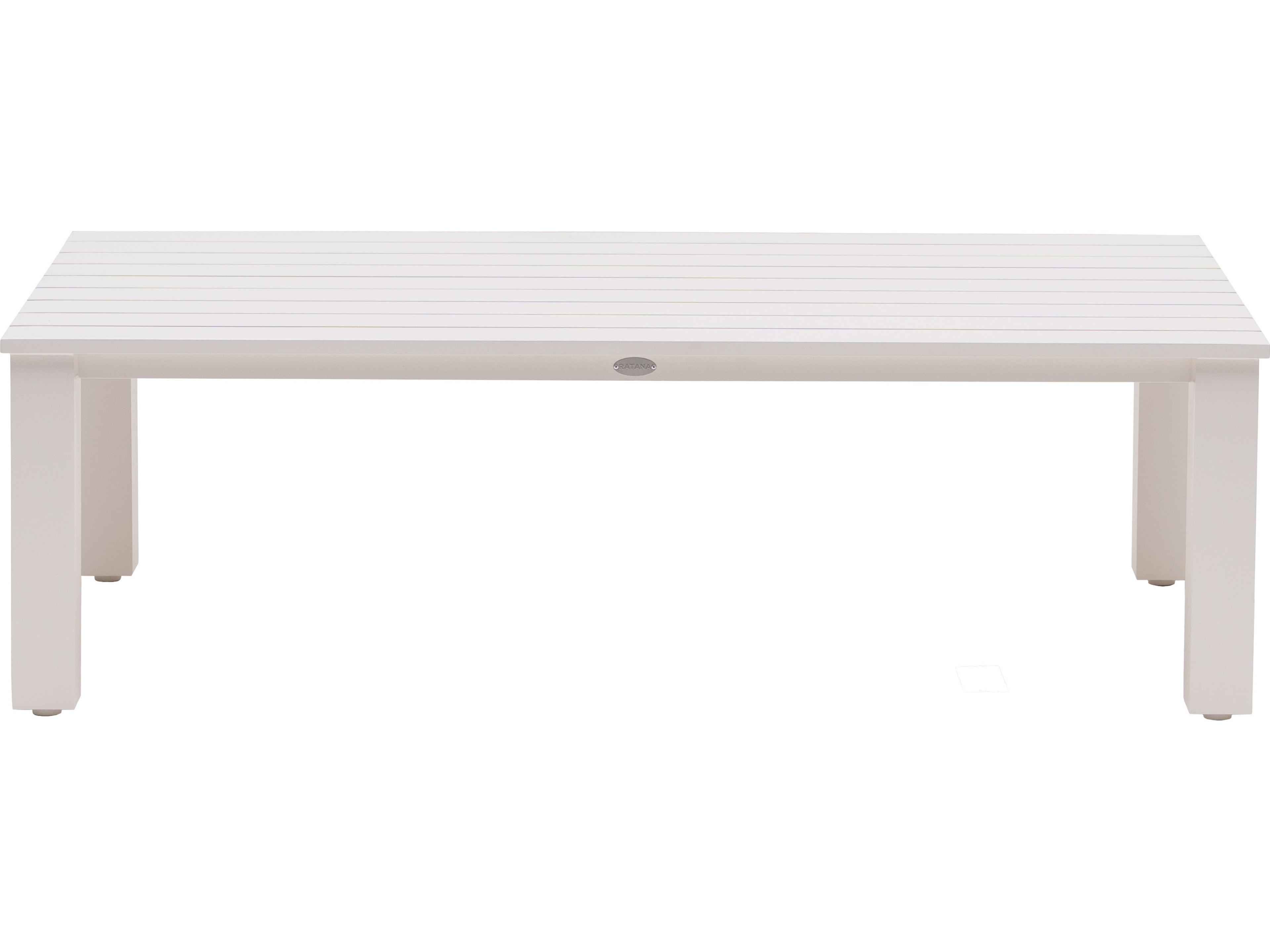 Ratana Sunbury Tables Aluminum Rectangular Coffee Table