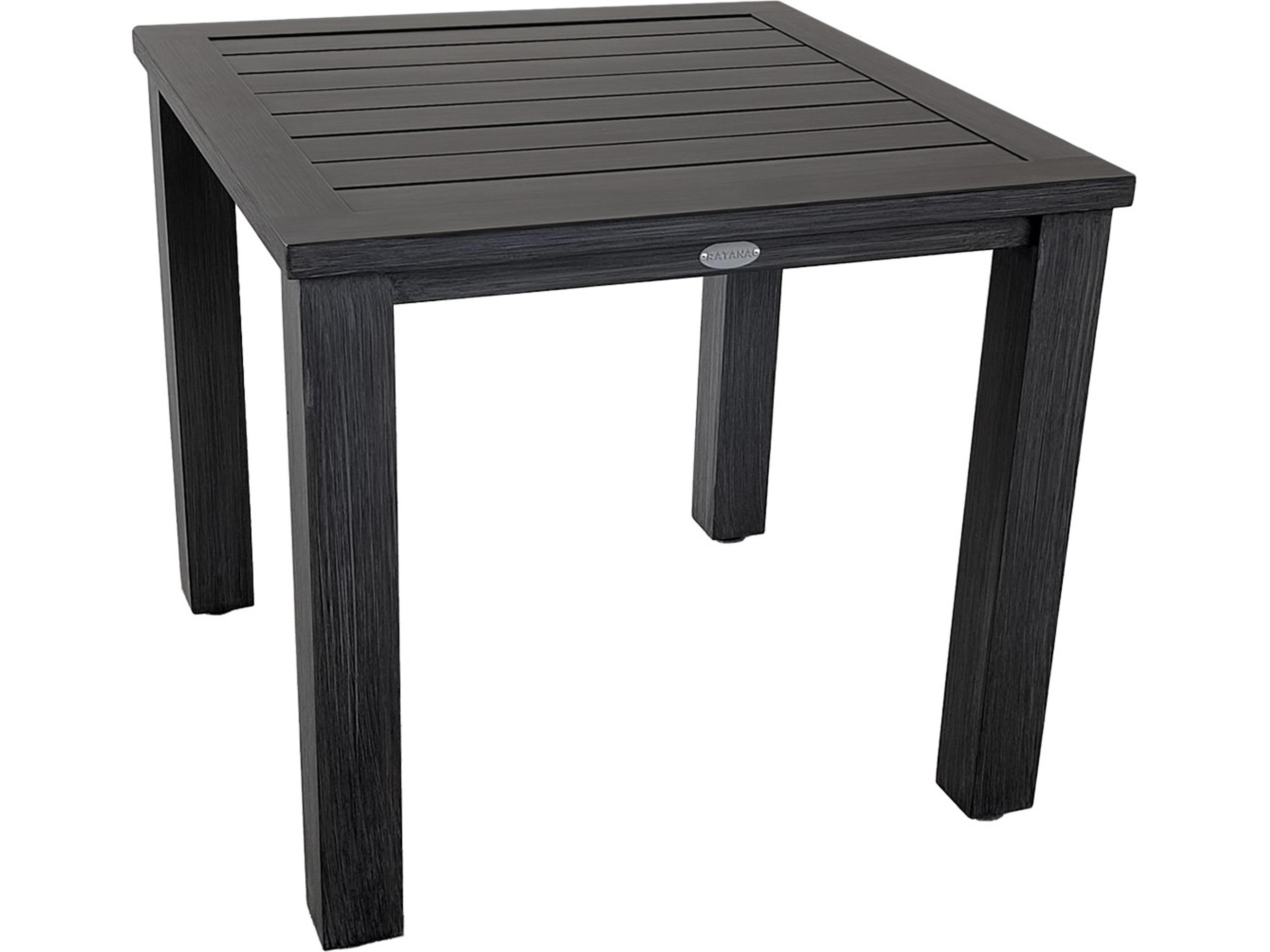 Mission Hill Aluminum Square End Table