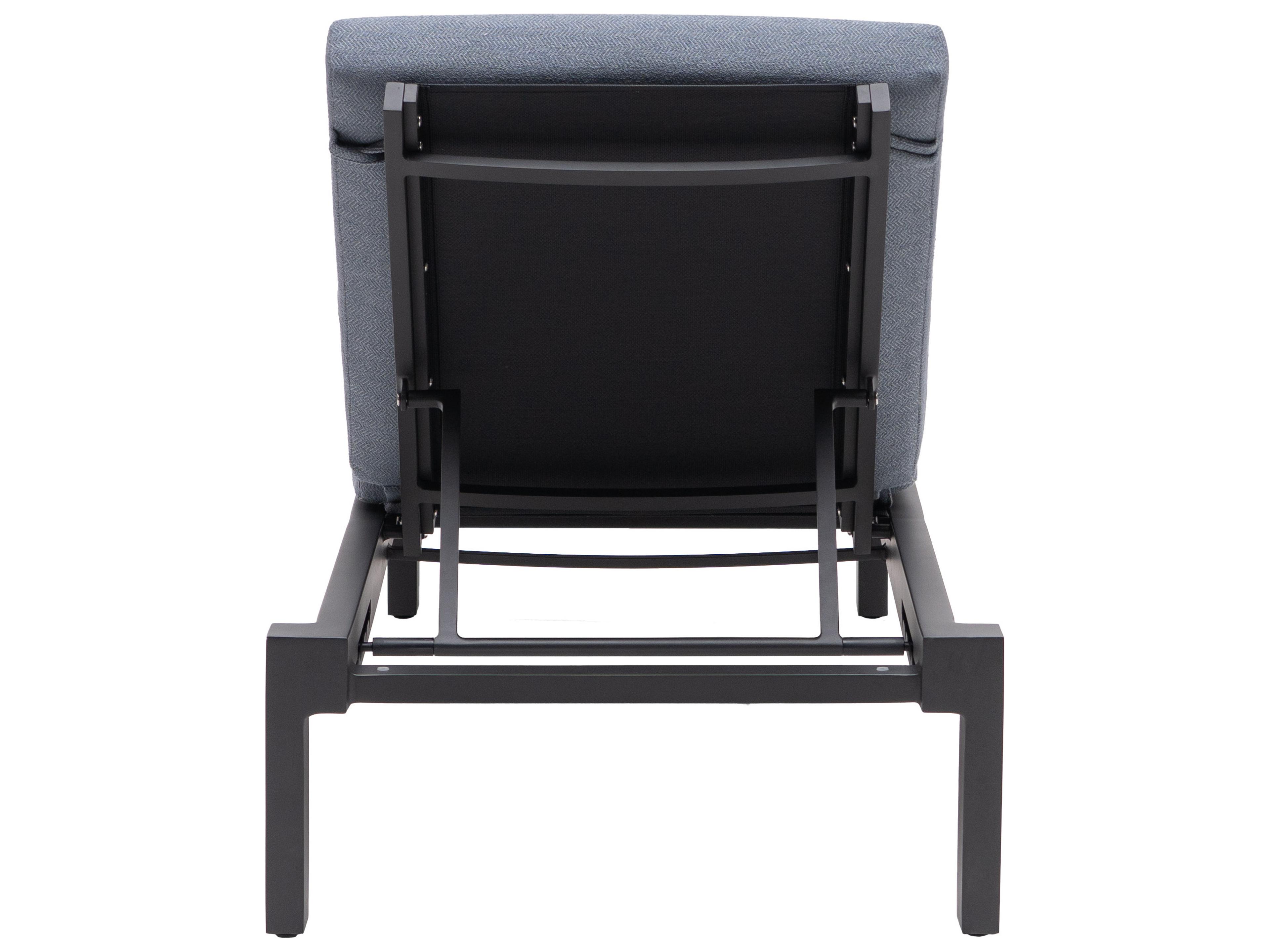 Ratana Vienna Div Aluminum Cushion Chaise Lounge