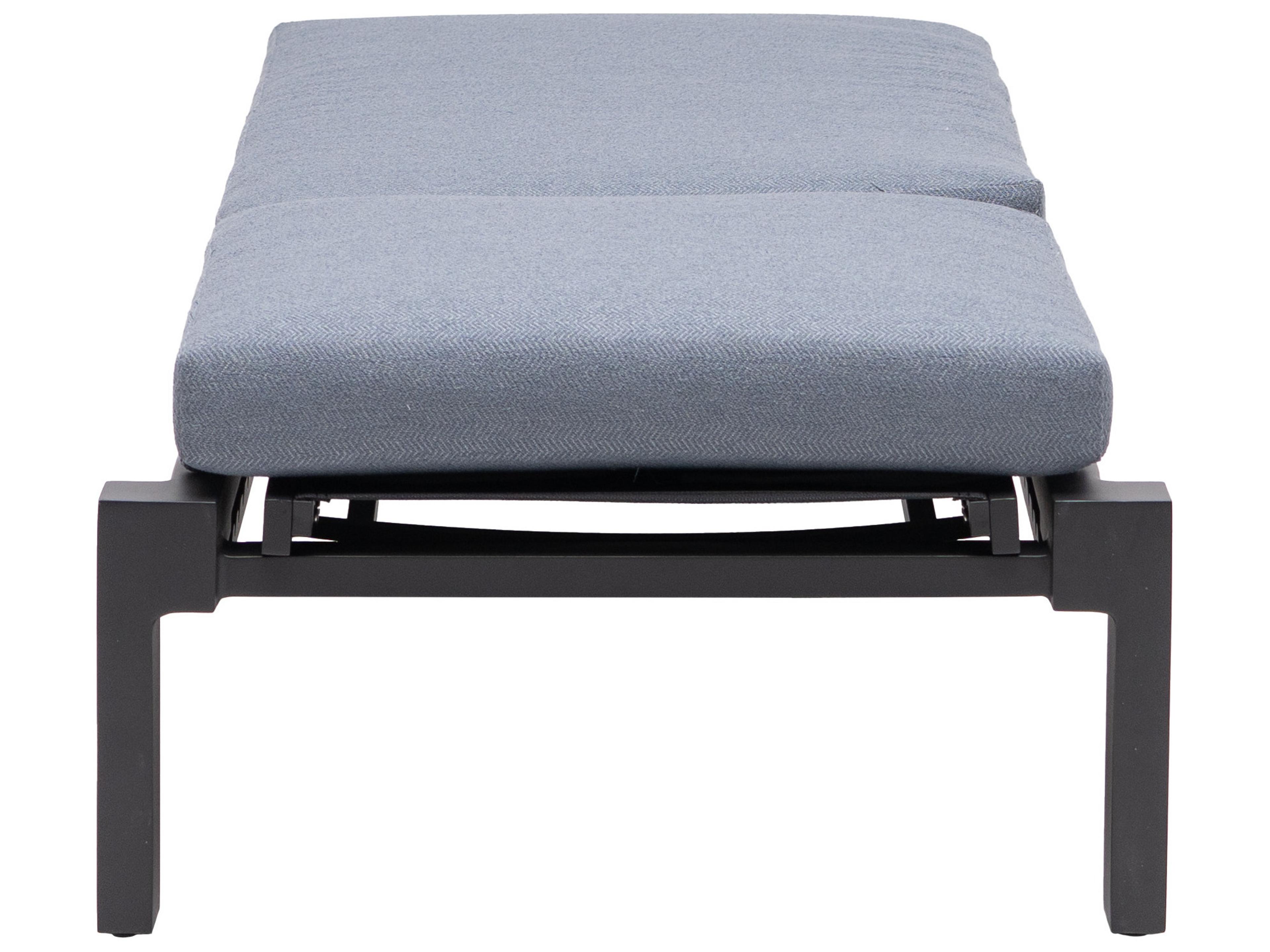 Ratana Vienna Div Aluminum Cushion Chaise Lounge