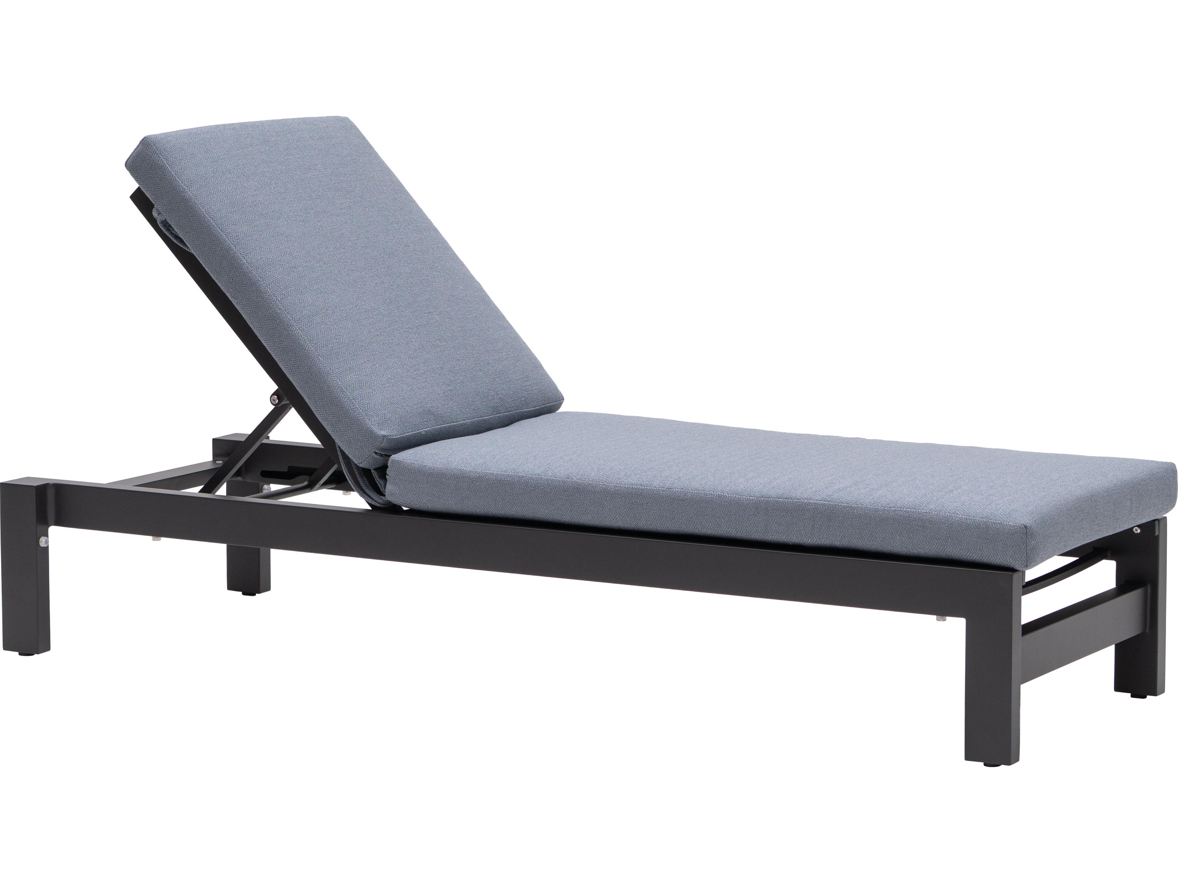 Ratana Vienna Div Aluminum Cushion Chaise Lounge