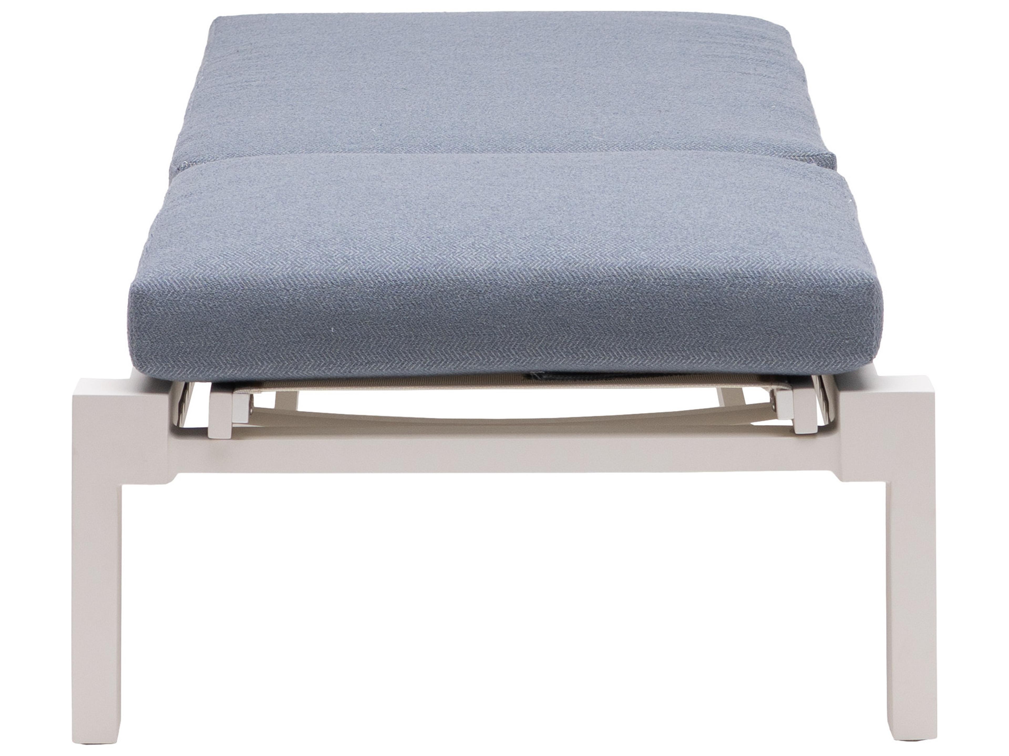 Ratana Vienna Aluminum Cushion Chaise Lounge