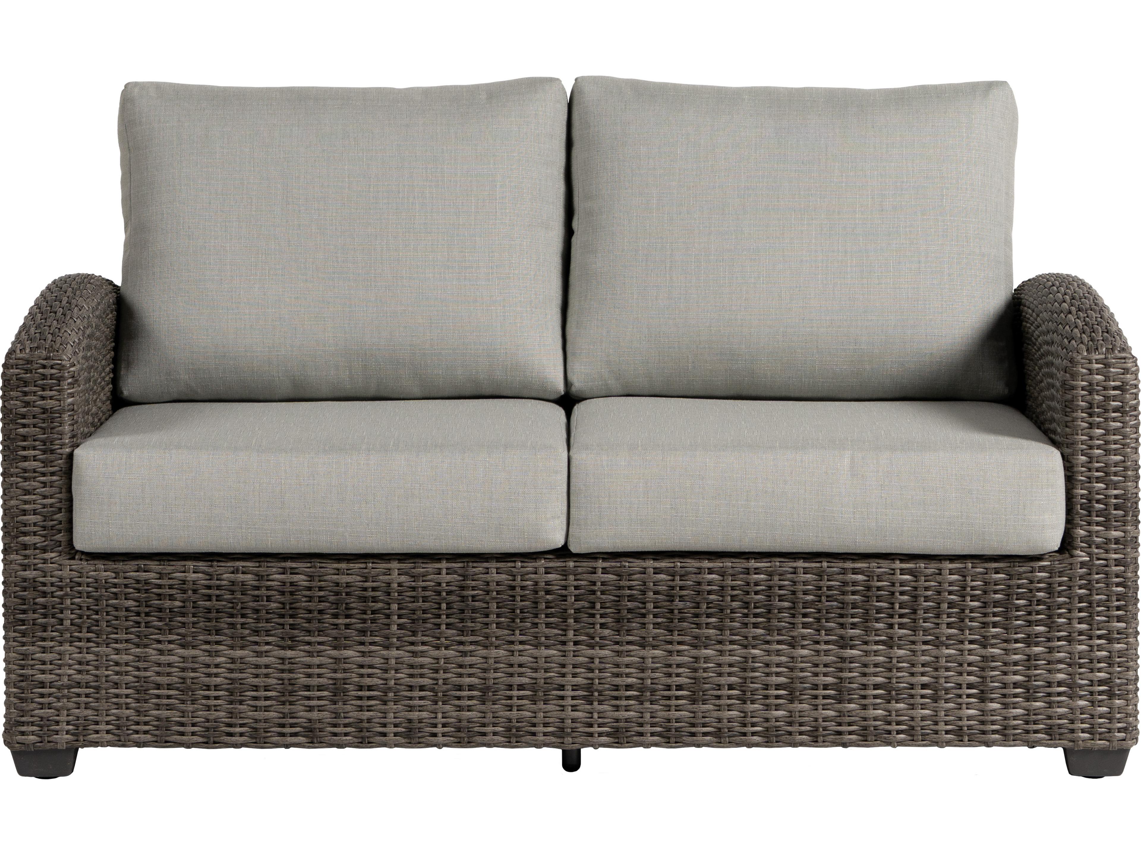 Ratana Coral Gables Aluminum Wicker Loveseat