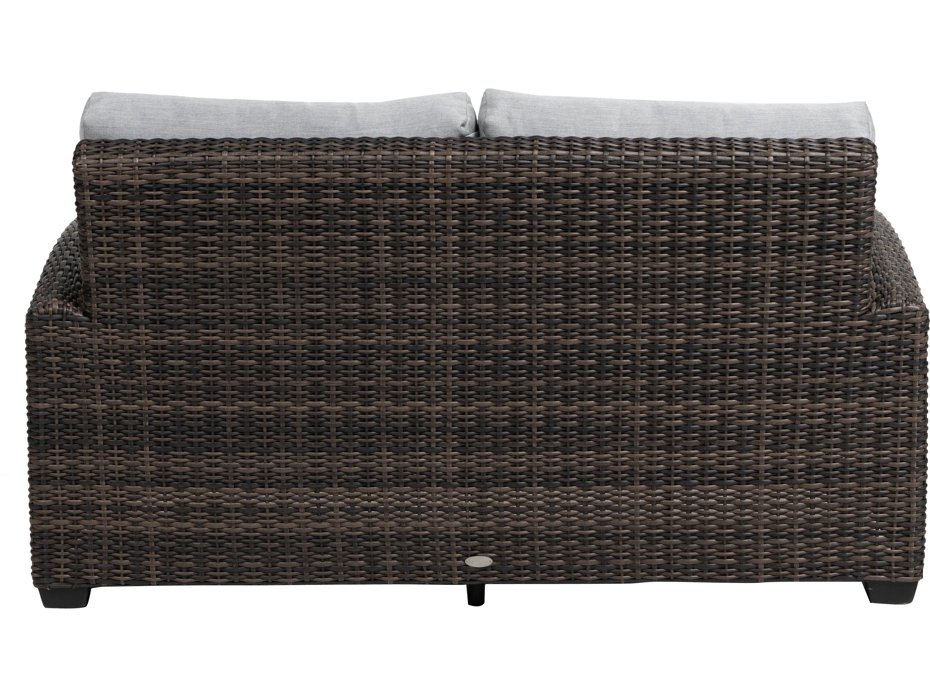 Ratana Coral Gables Aluminum Cushion Loveseat