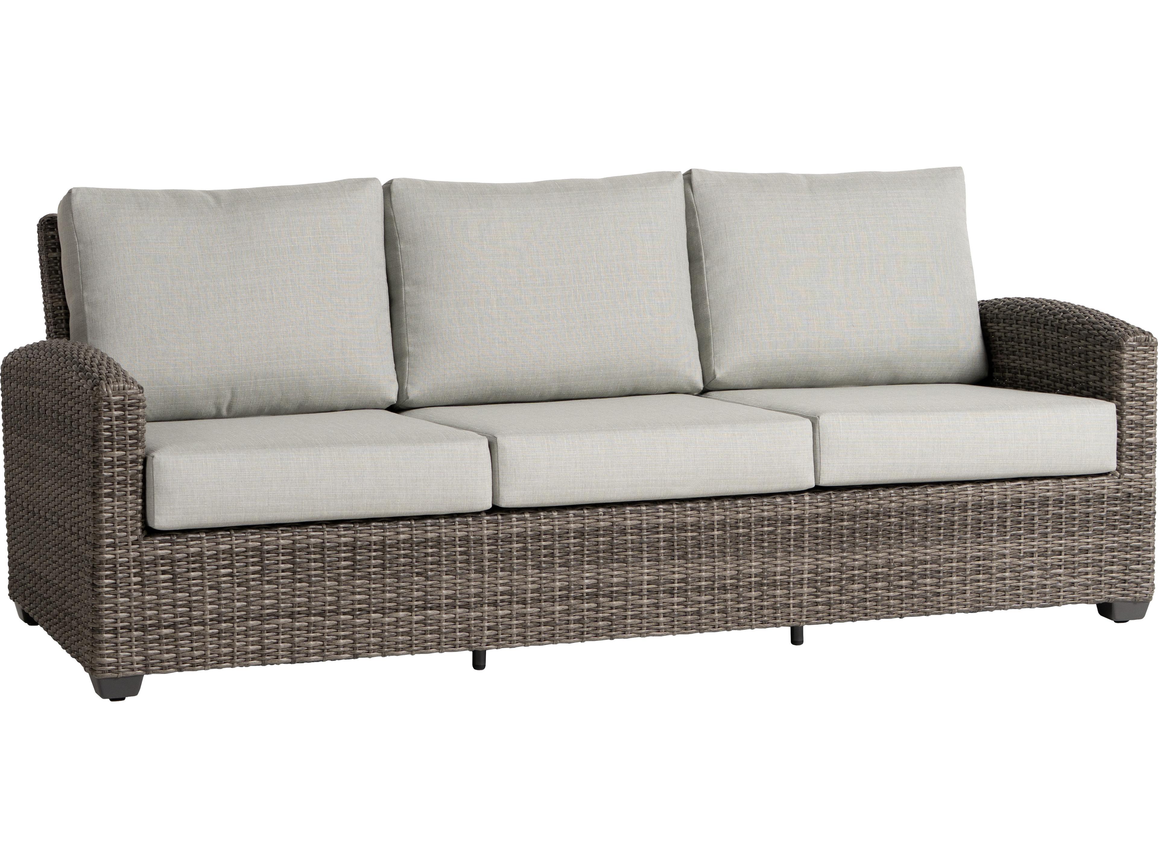 Coral Gables Aluminum Wicker Sofa