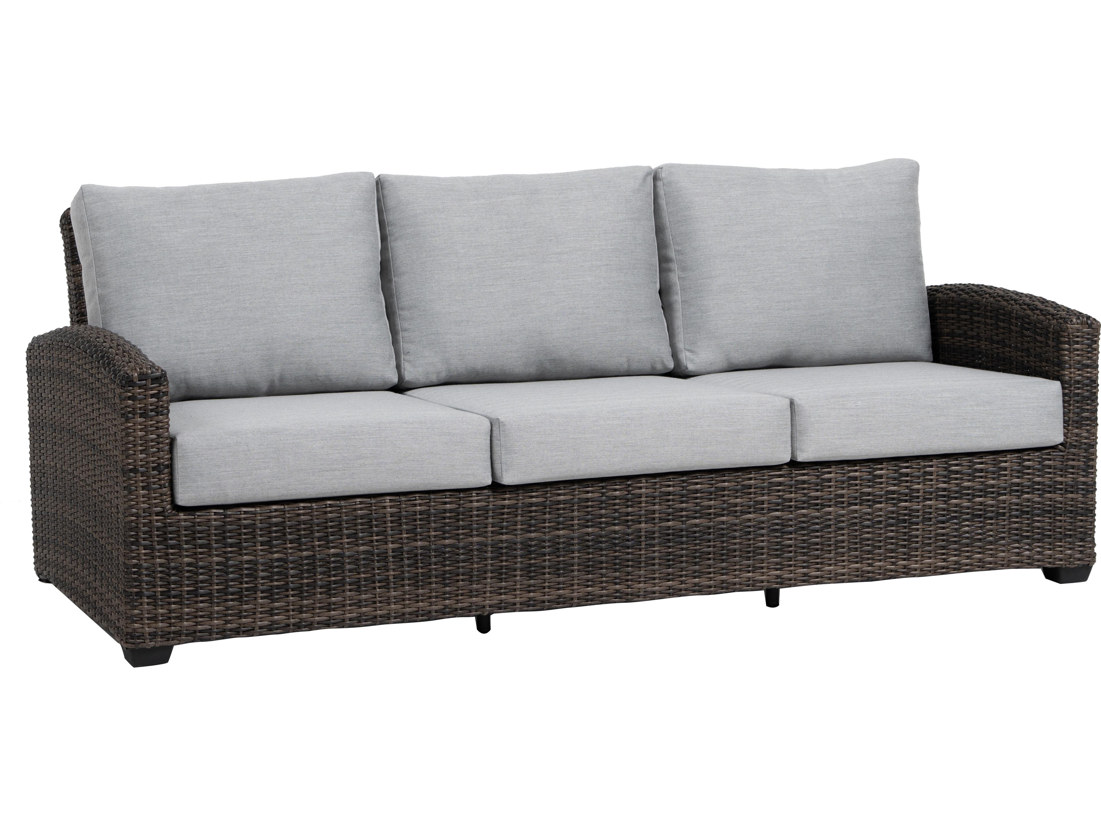 Ratana Coral Gables Aluminum Wicker Sofa