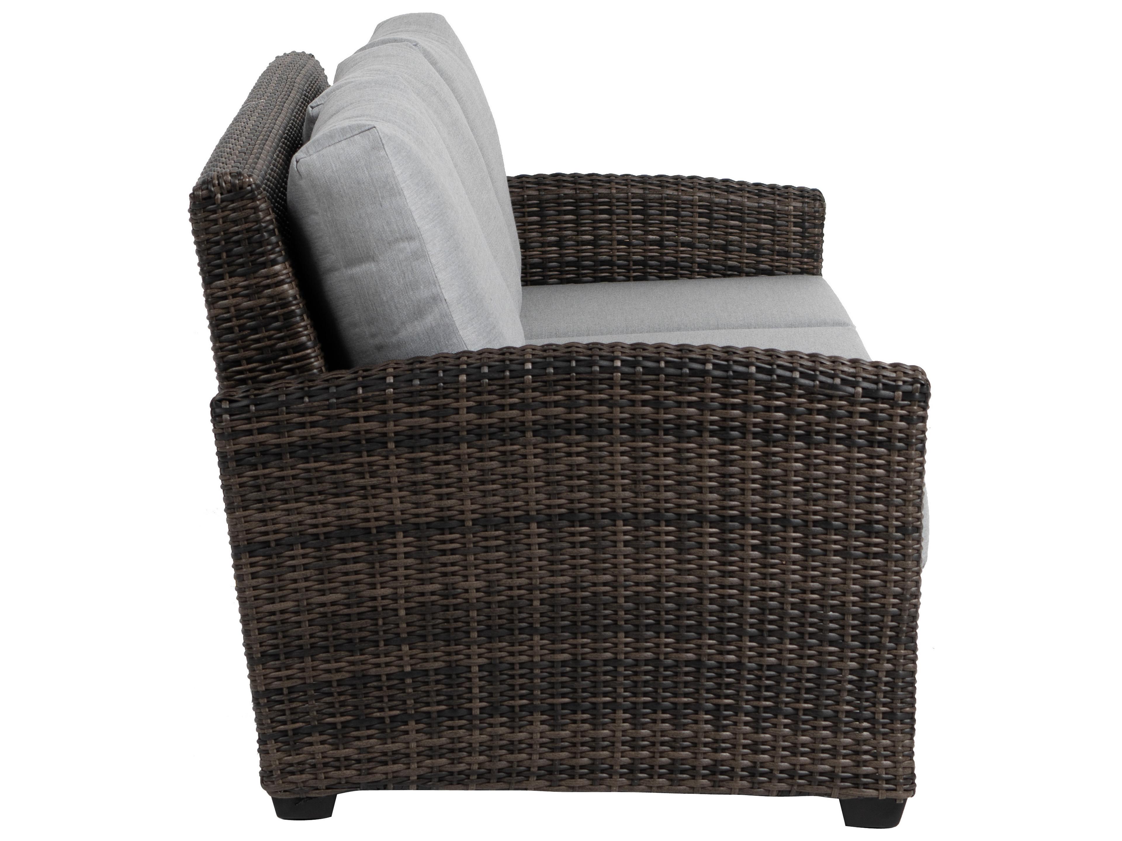 Ratana Coral Gables Aluminum Wicker Sofa