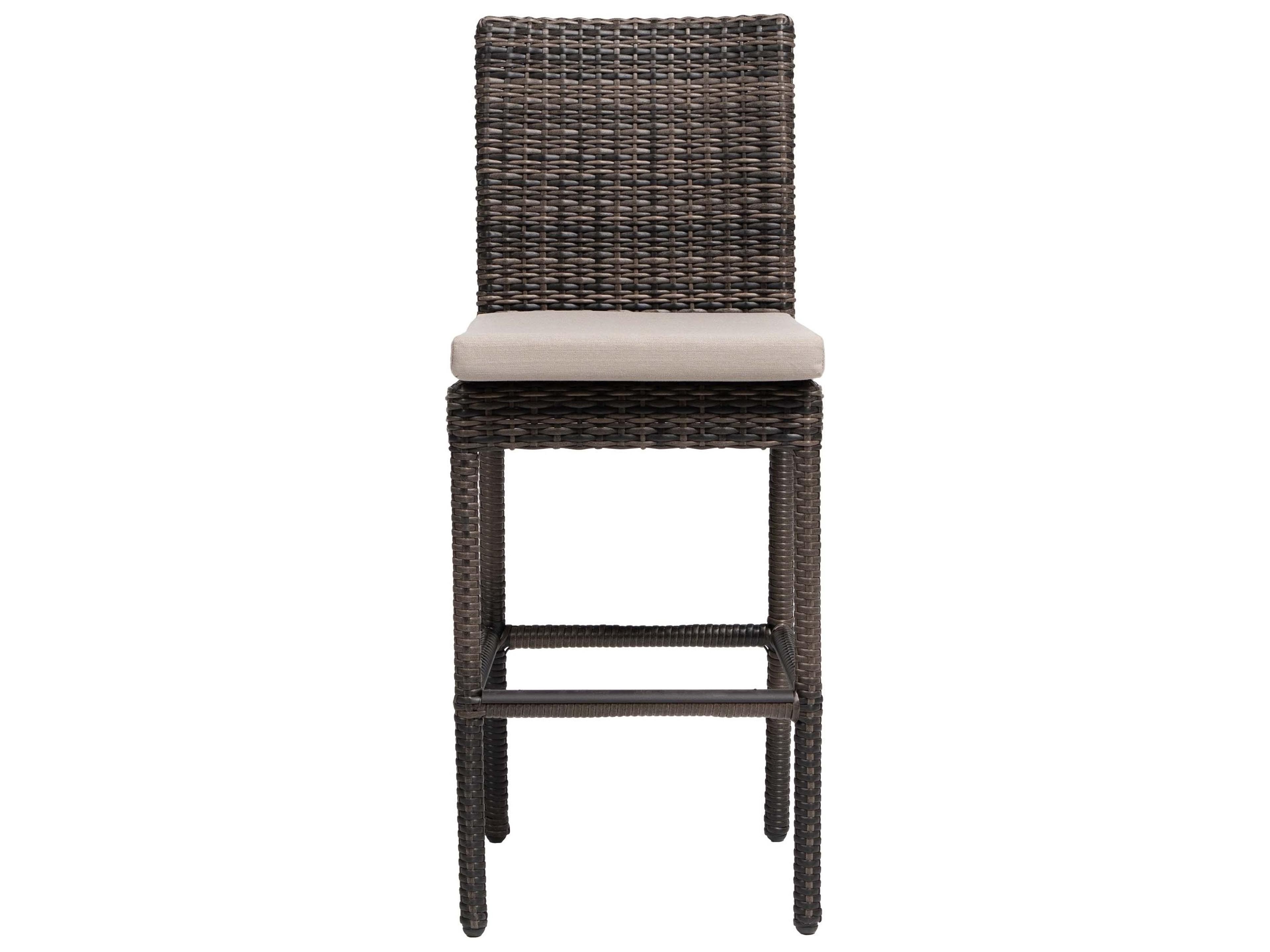 Ratana Coral Gables Aluminum Wicker Bar Stool