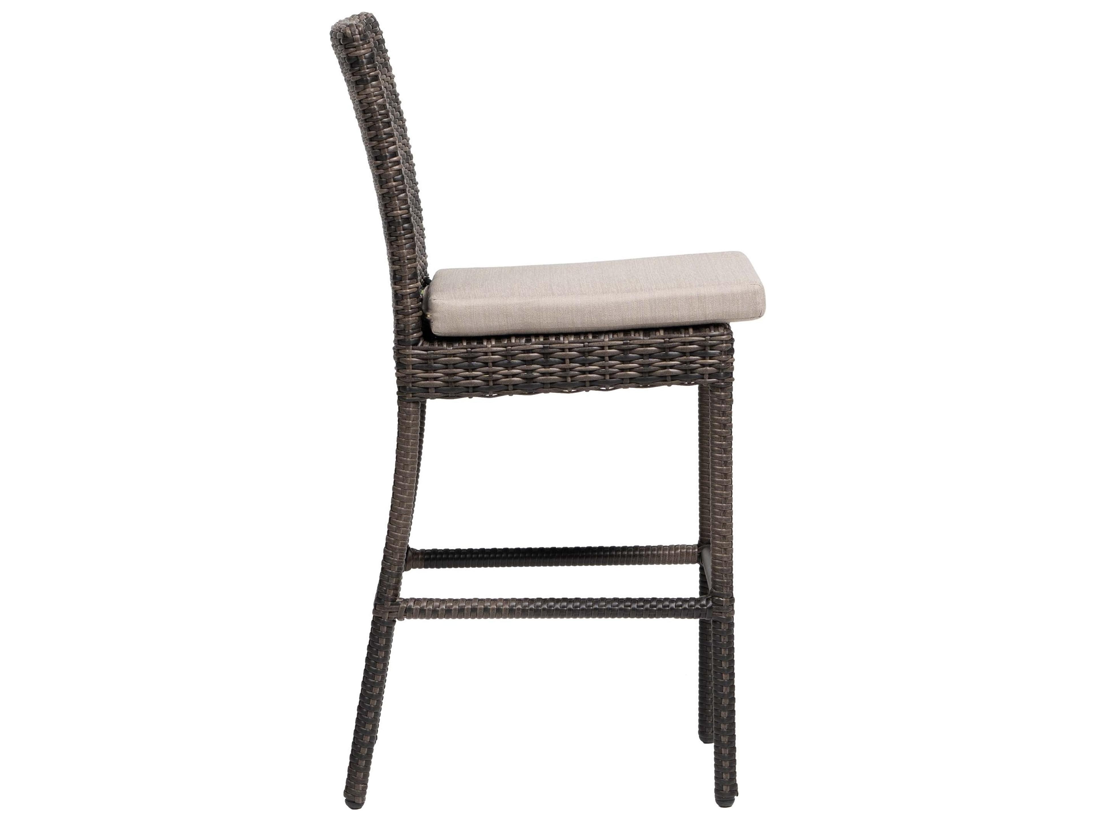 Ratana Coral Gables Aluminum Wicker Bar Stool