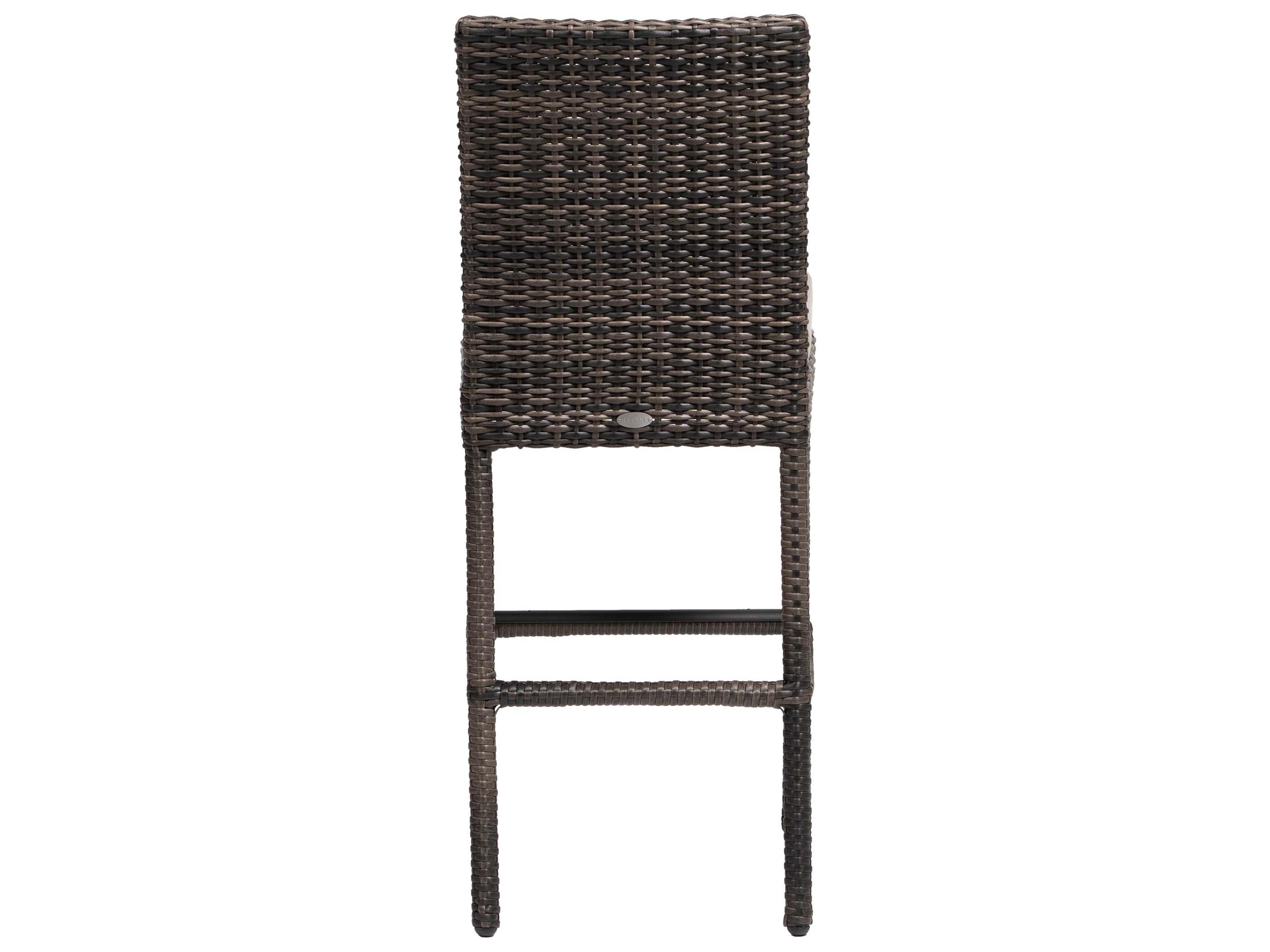Ratana Coral Gables Aluminum Wicker Bar Stool