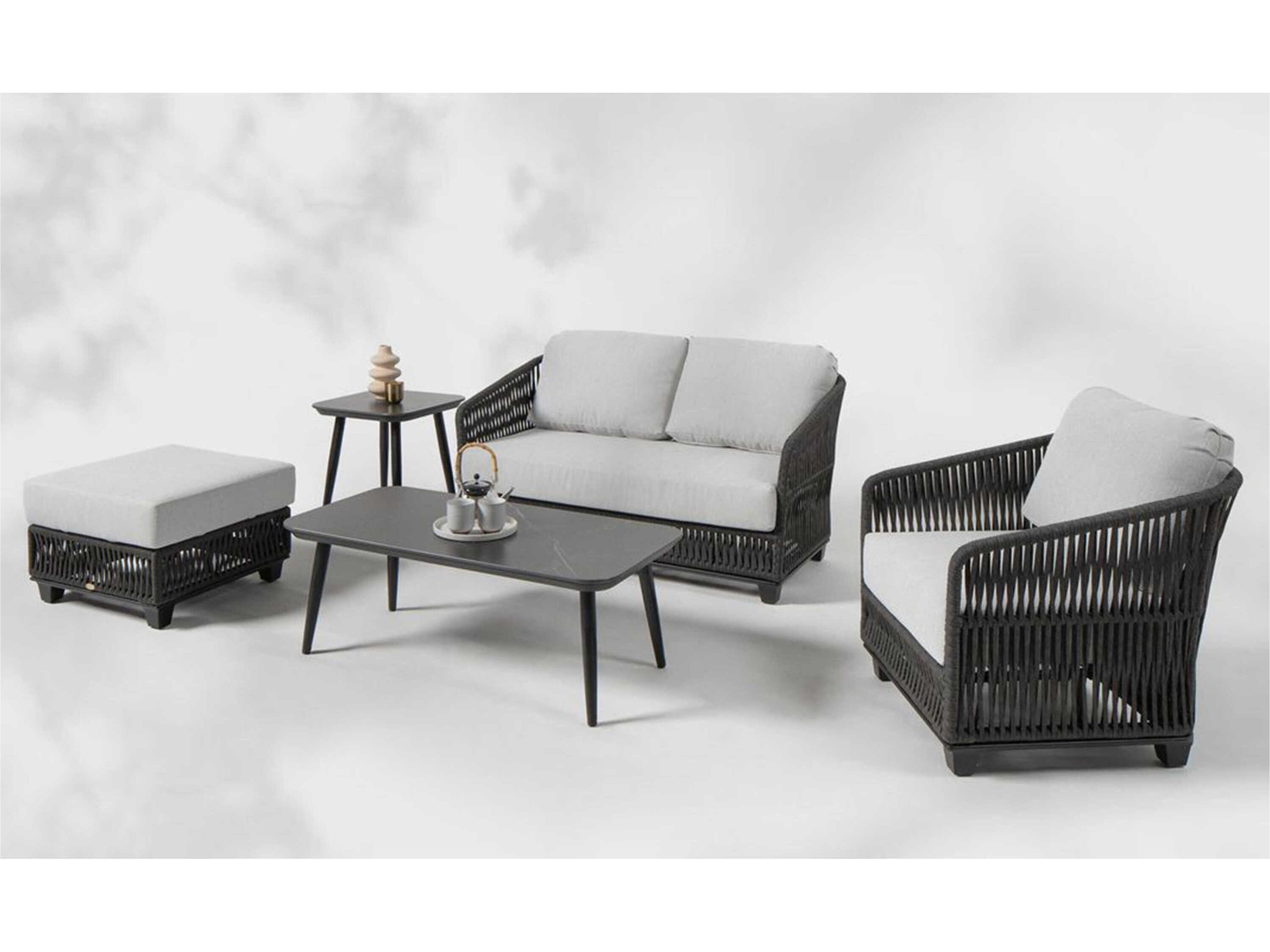 Gemelli Aluminum Cushion Lounge Set