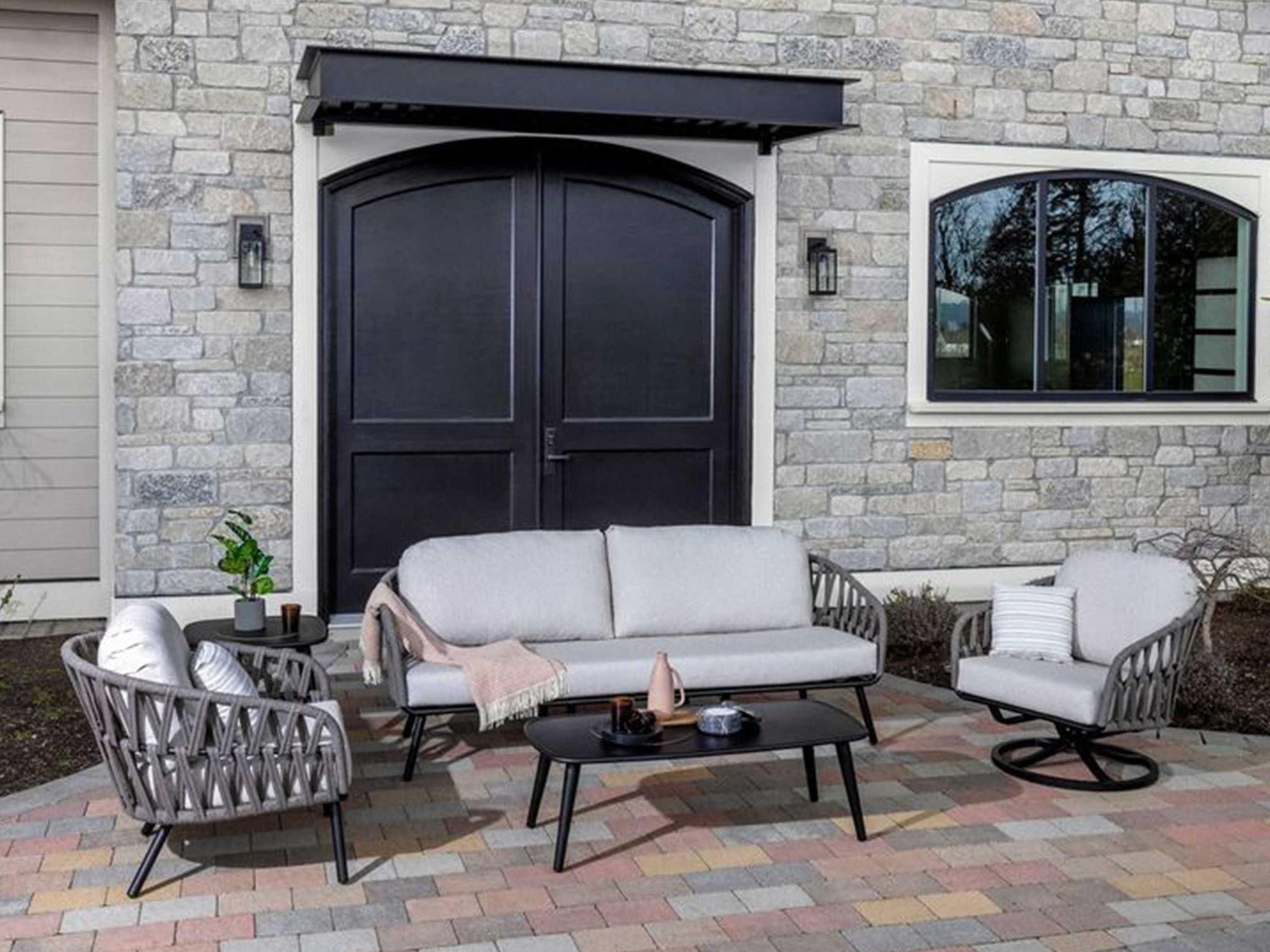 Hamptons Aluminum Cushion Lounge Set