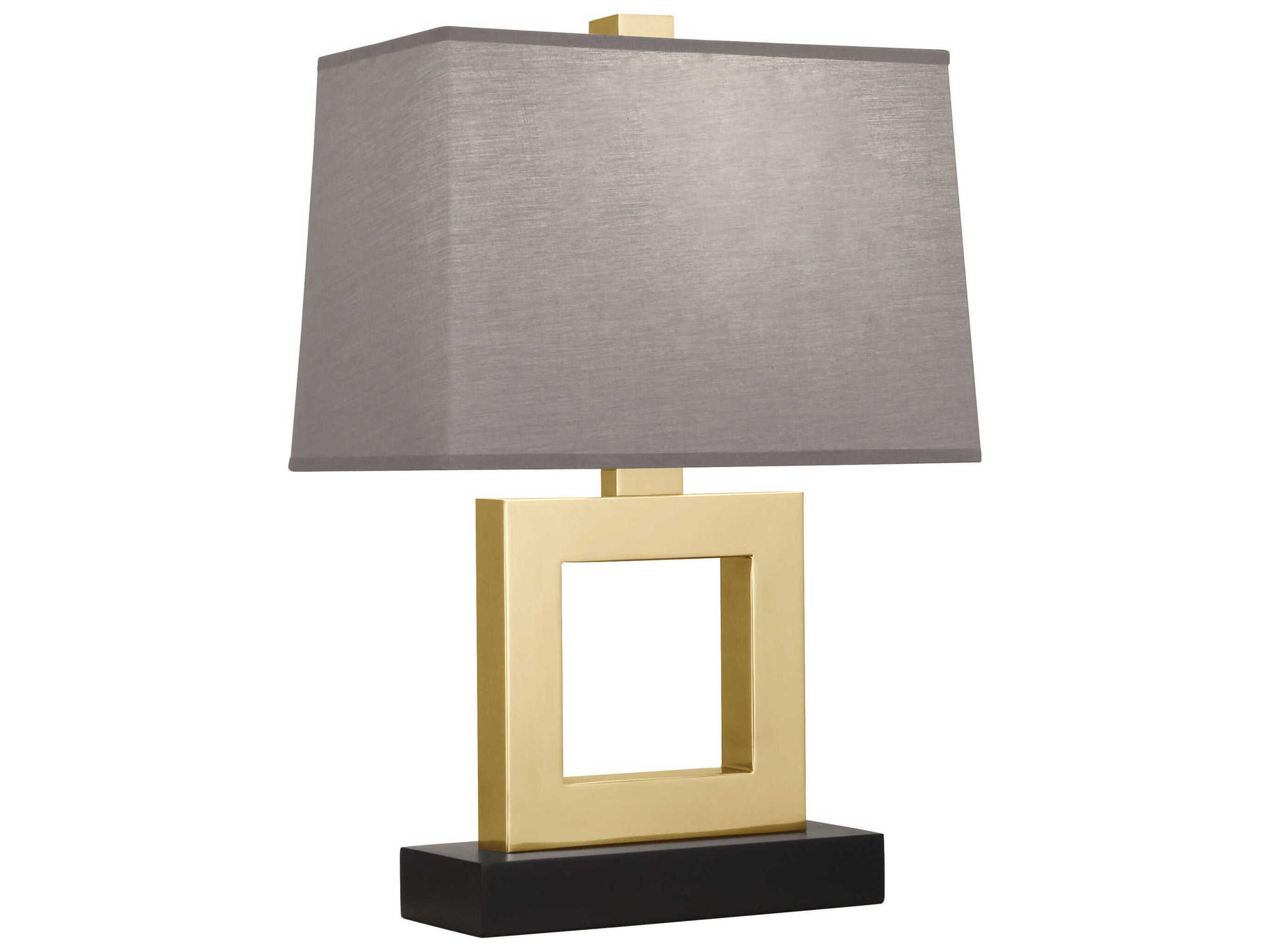 Doughnut Natural Brass Table Lamp